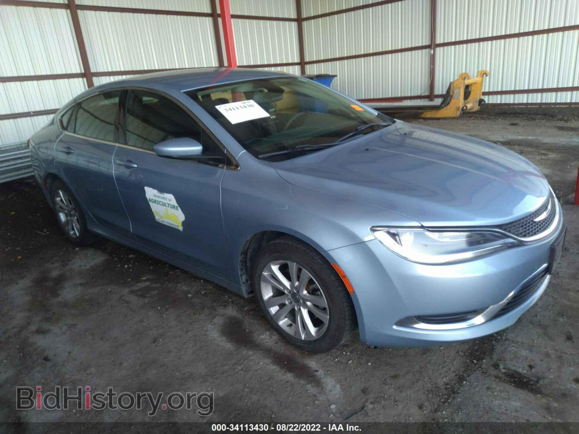 Фотография 1C3CCCAB0FN668600 - CHRYSLER 200 2015