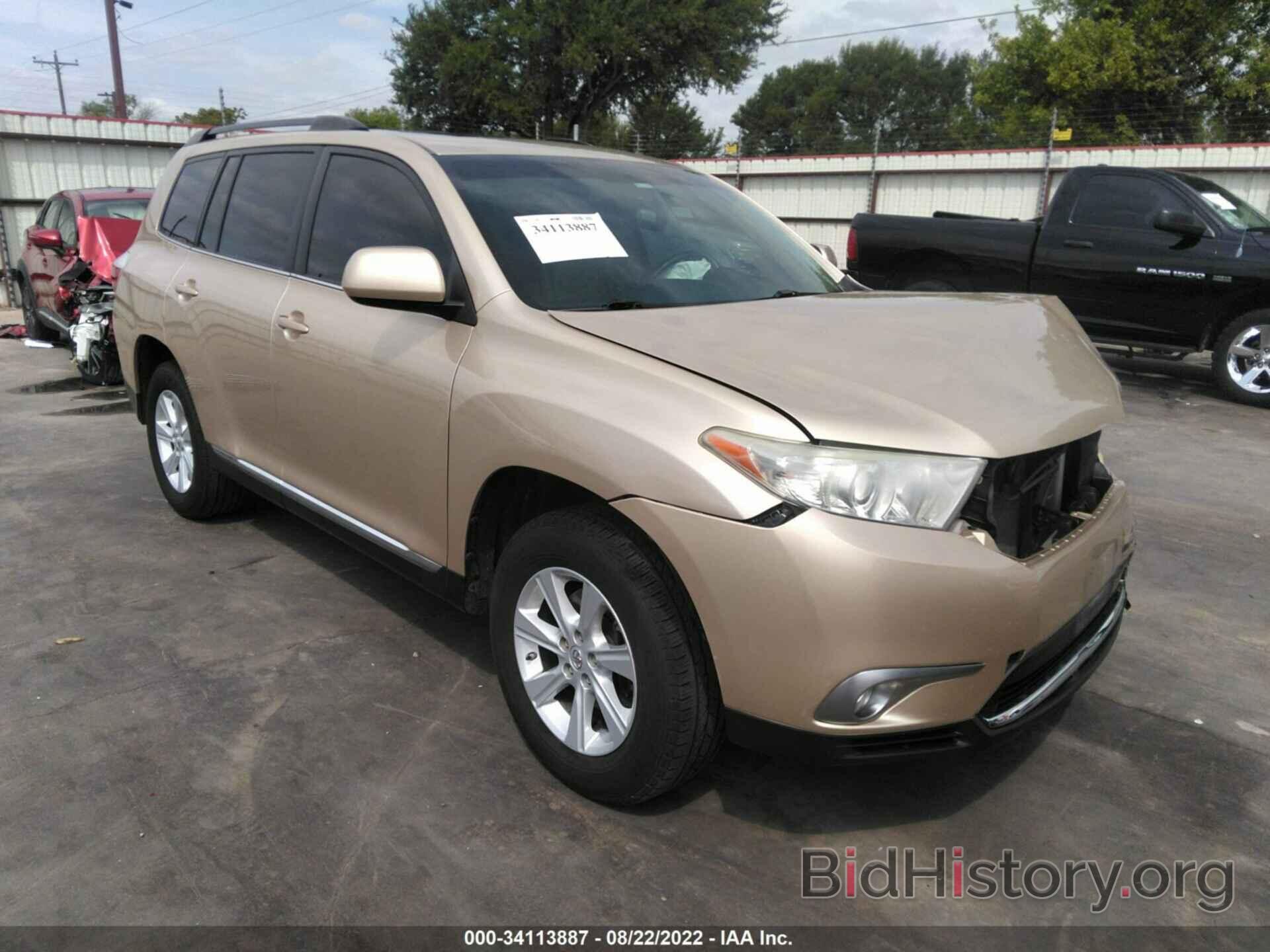 Фотография 5TDBK3EH0DS217702 - TOYOTA HIGHLANDER 2013