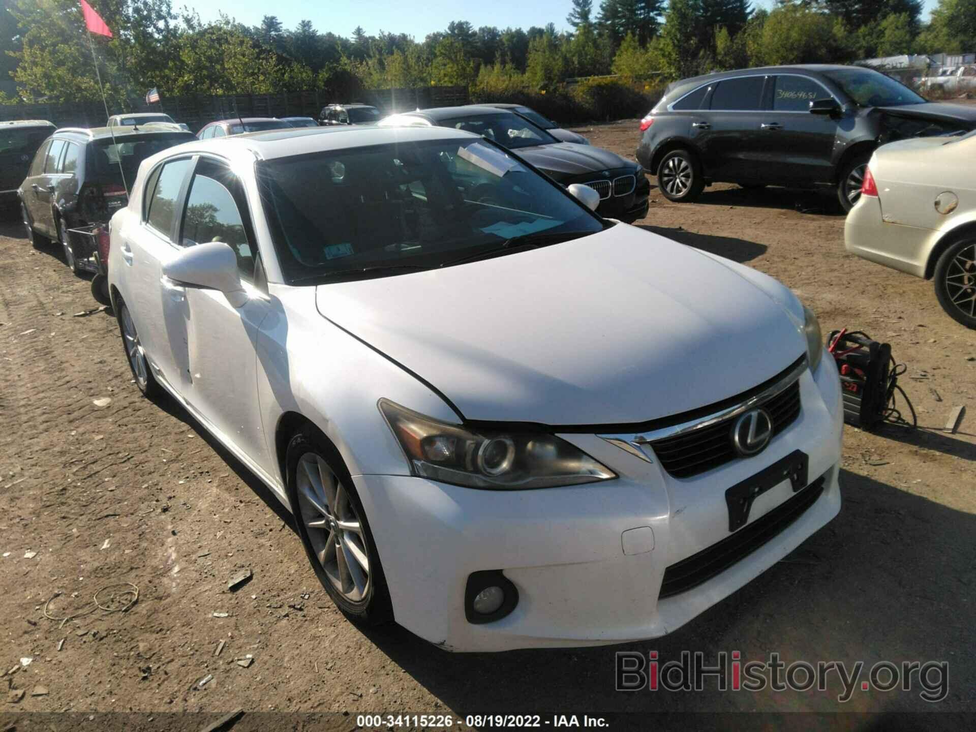 Фотография JTHKD5BH6B2005433 - LEXUS CT 200H 2011