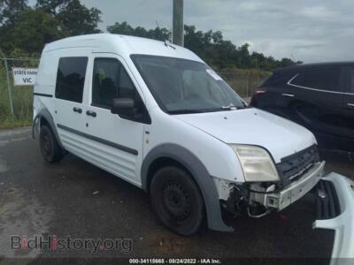 2012 Ford TRANSIT CONNECT XLT, white — VIN NM0LS6BN7CT124012, IAAI