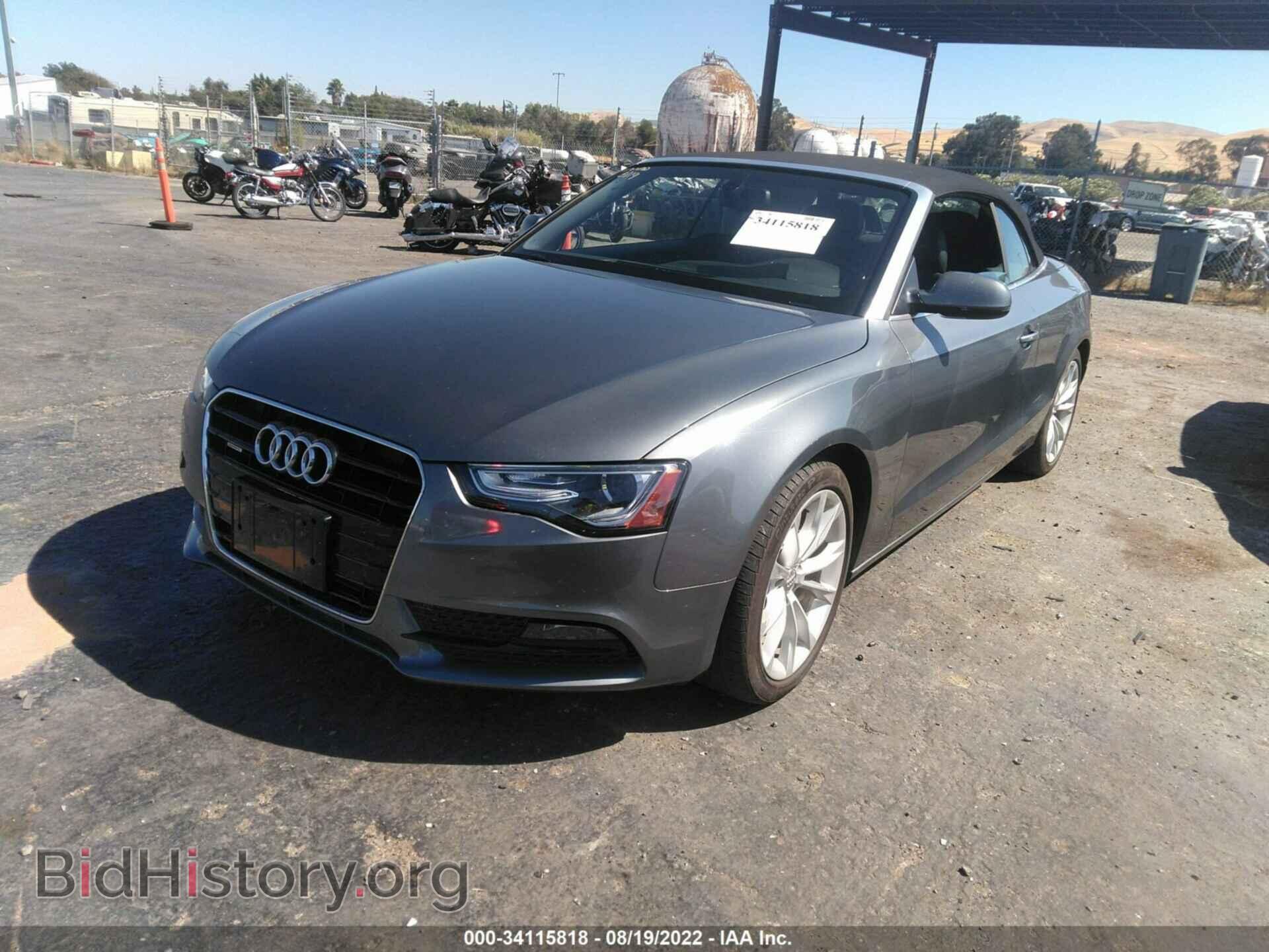 2014 AUDI A5 - VIN: WAULFAFH2EN008526 - Фото 2