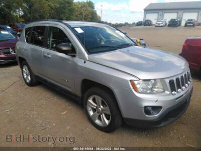 2011 Jeep COMPASS, серебристый — VIN 1J4NF1FB2BD148479, IAAI