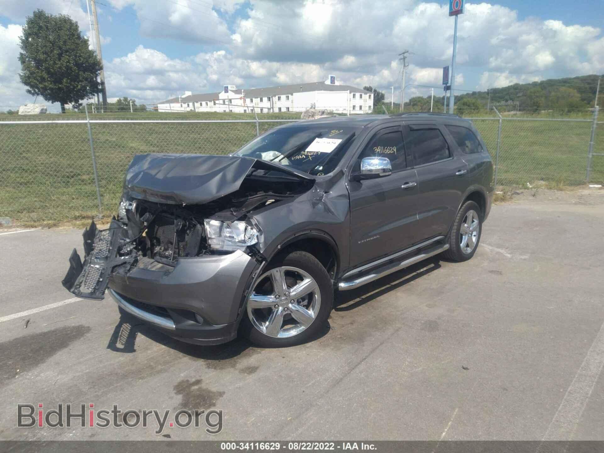 2012 DODGE DURANGO - VIN: 1C4SDHETXCC116663 - Photo 2