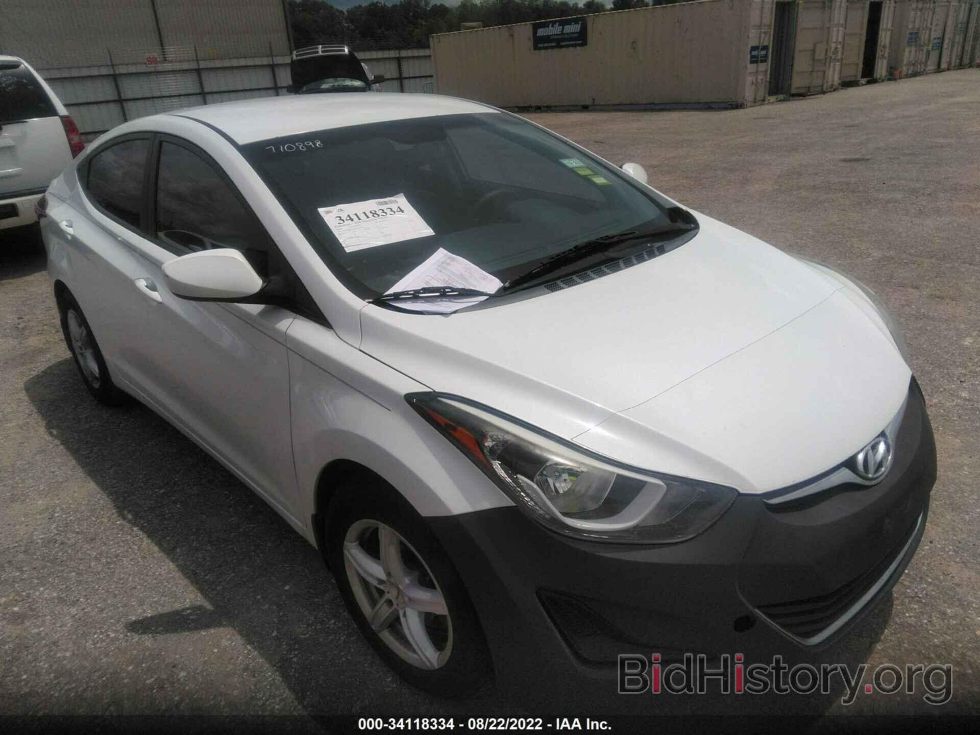 Photo 5NPDH4AE9GH770898 - HYUNDAI ELANTRA 2016