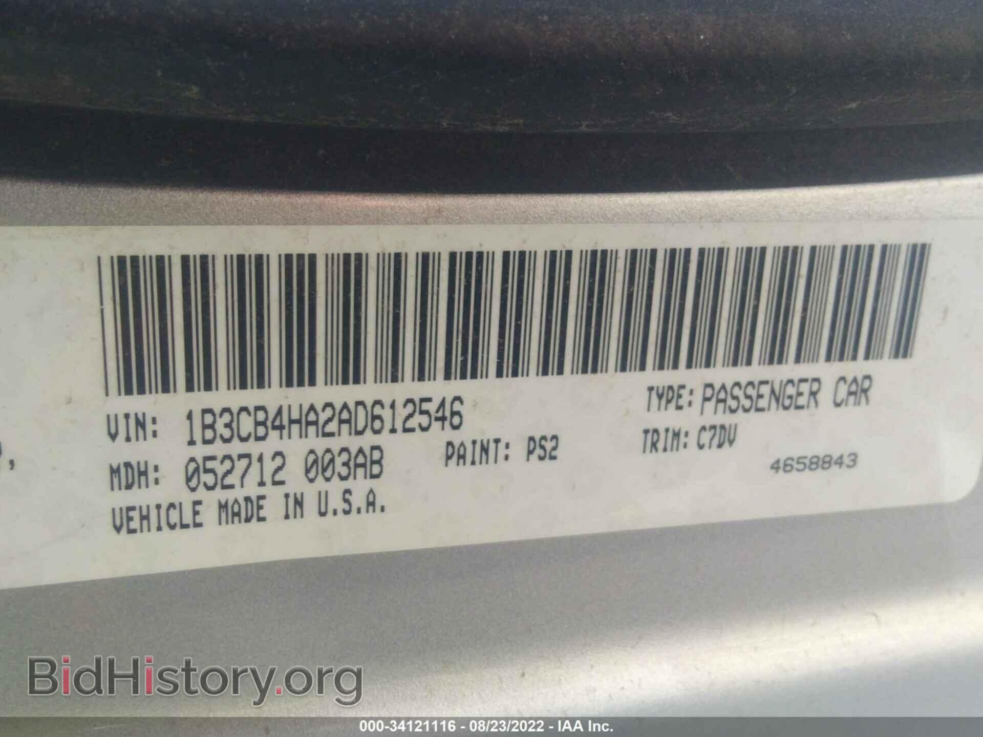 2010 DODGE CALIBER - VIN: 1B3CB4HA2AD612546 - Фото 9