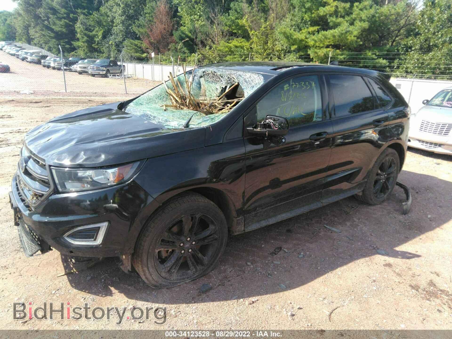 2015 FORD EDGE - VIN: 2FMTK4AP7FBB07589 - Фото 2