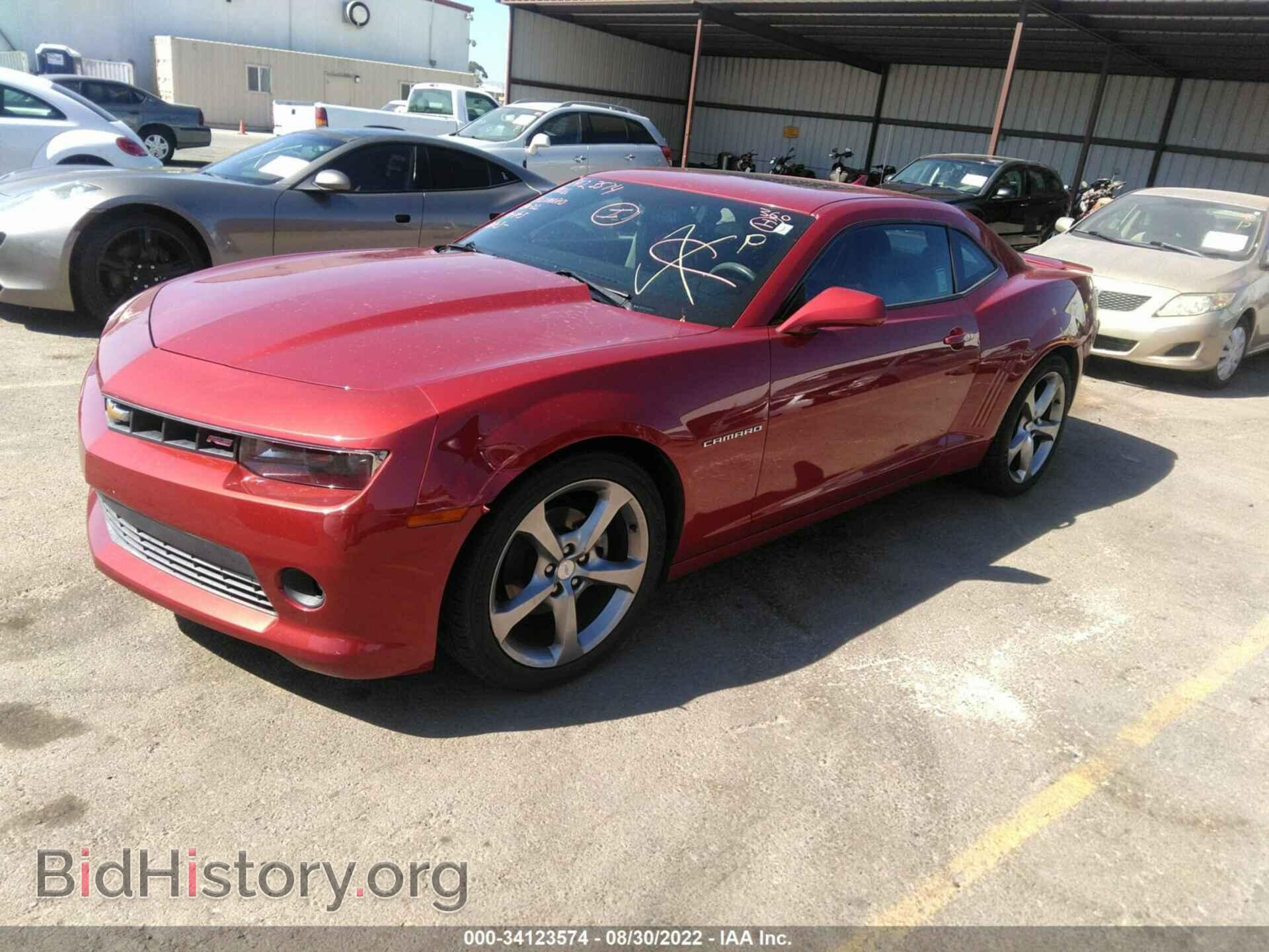 2014 CHEVROLET CAMARO - VIN: 2G1FB1E34E9225119 - Фото 2