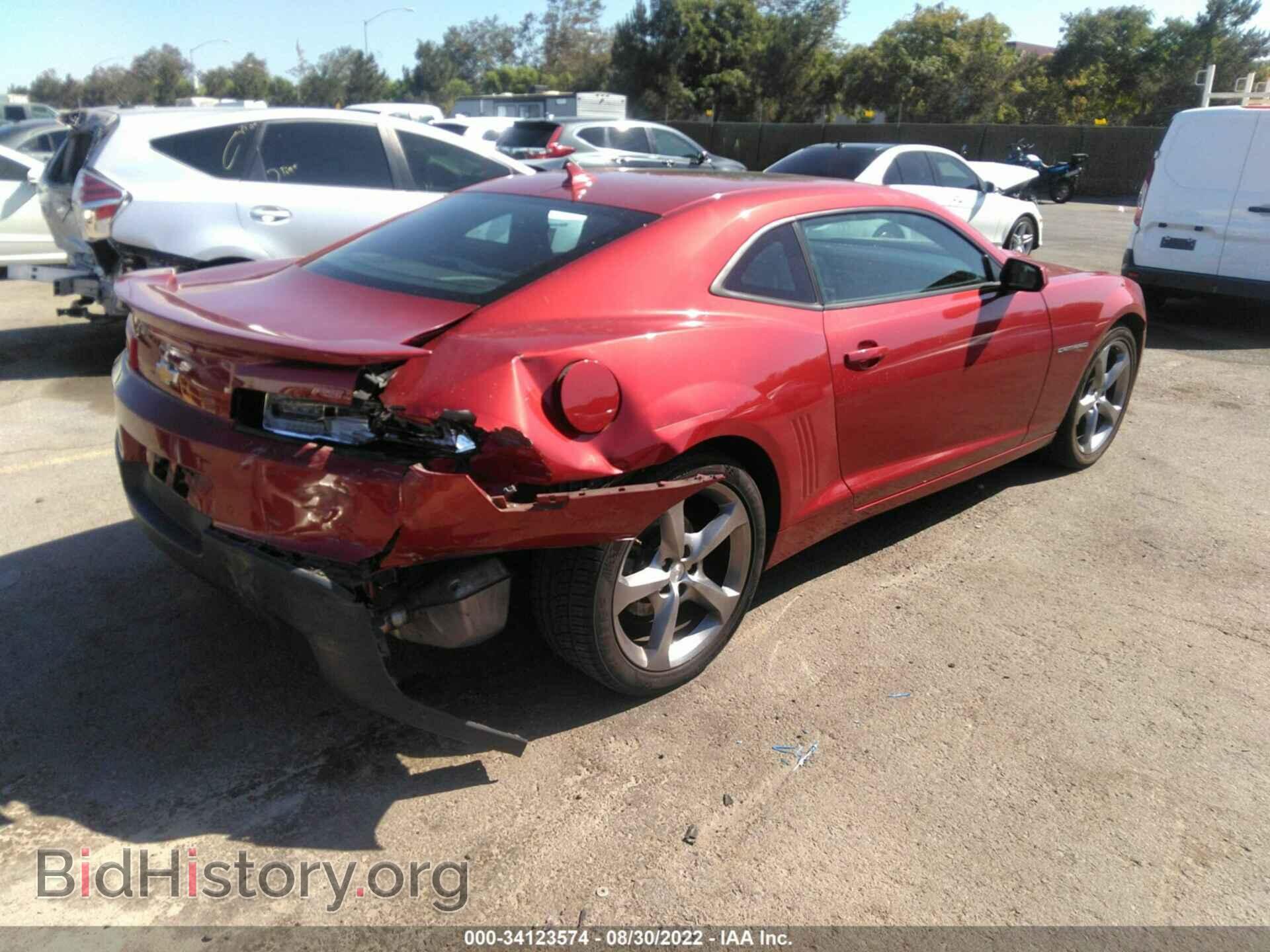 2014 CHEVROLET CAMARO - VIN: 2G1FB1E34E9225119 - Фото 4