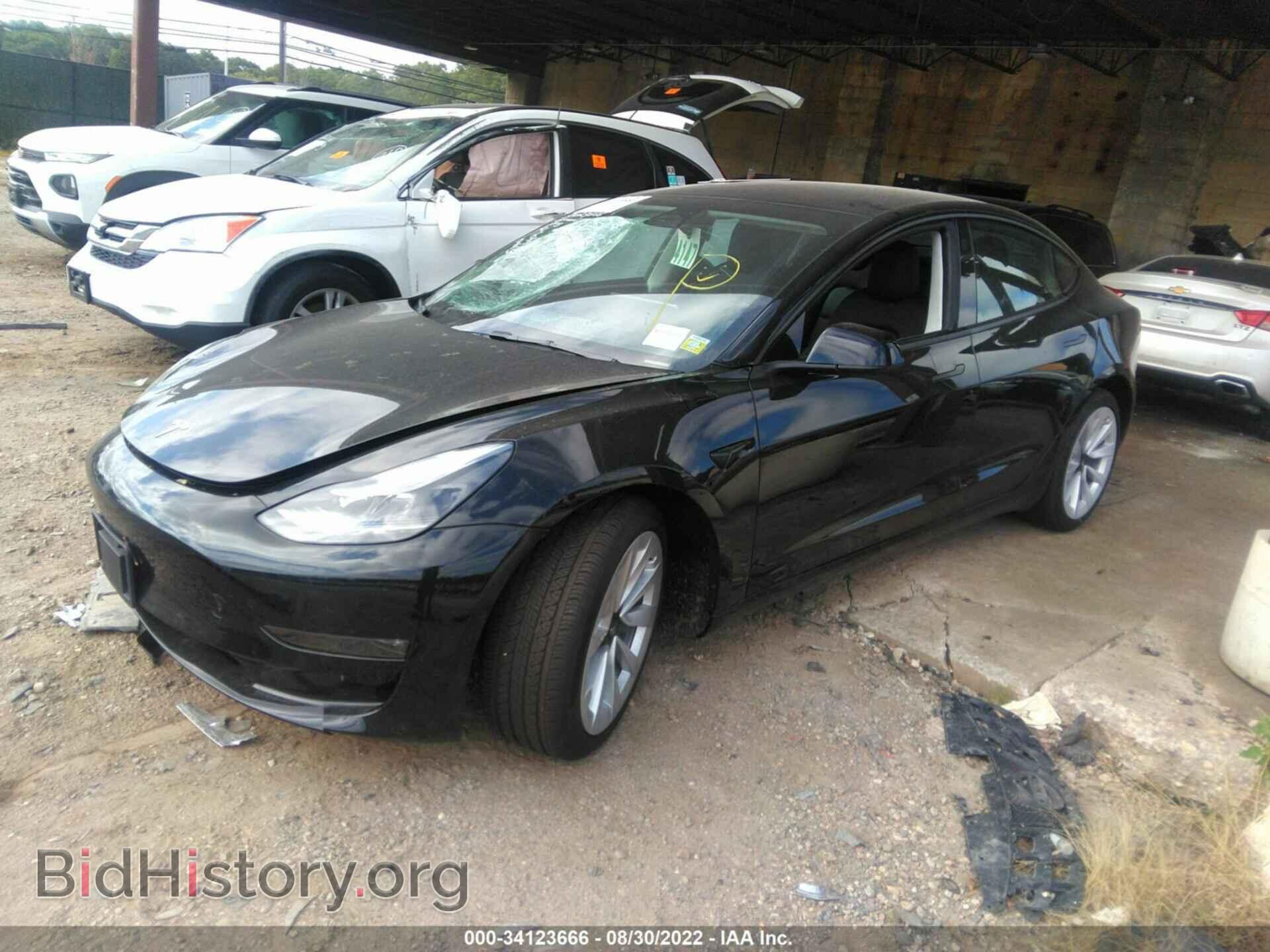 2022 TESLA MODEL 3 - VIN: 5YJ3E1EB8NF311425 - Фото 2
