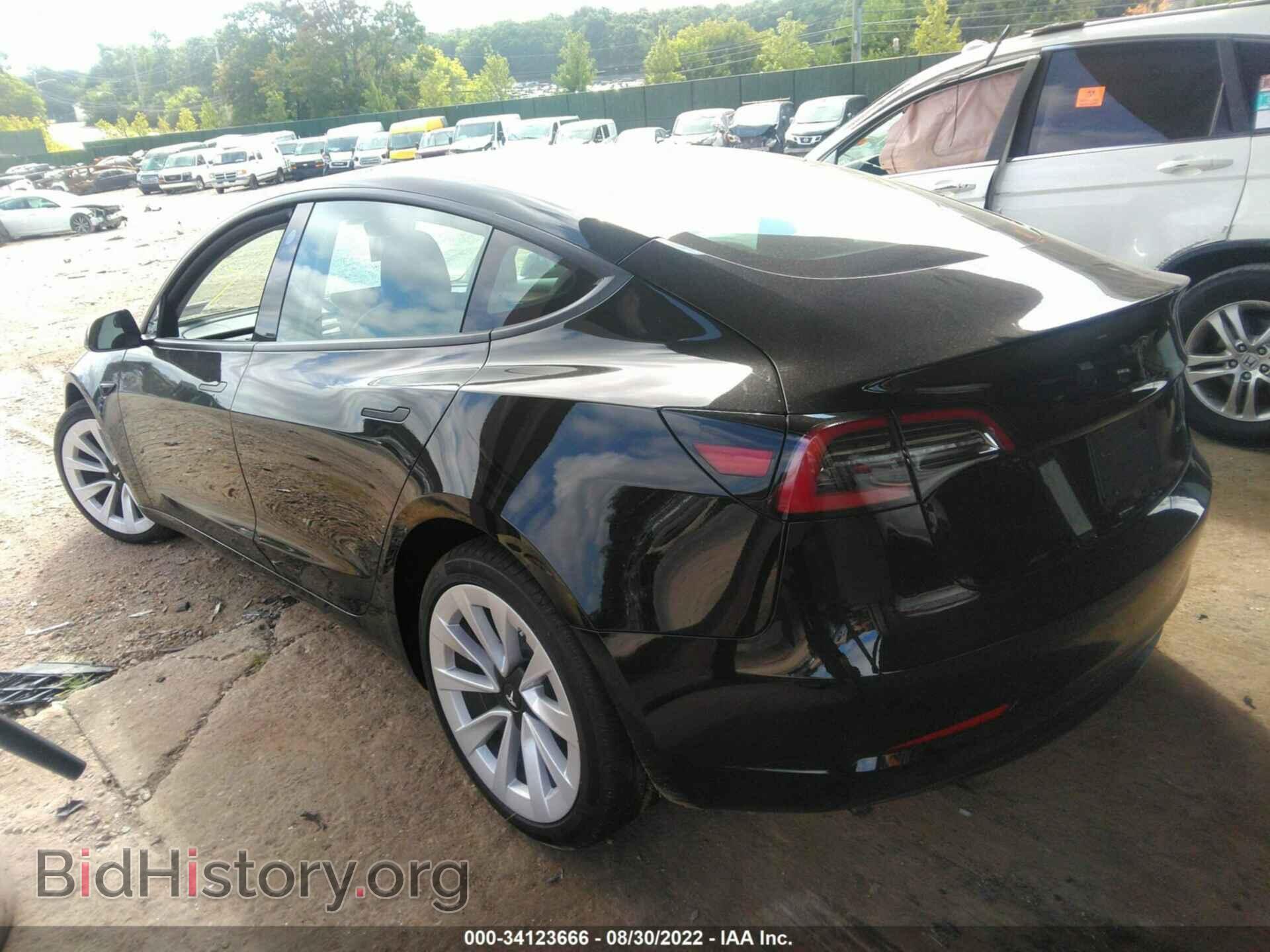 2022 TESLA MODEL 3 - VIN: 5YJ3E1EB8NF311425 - Фото 3