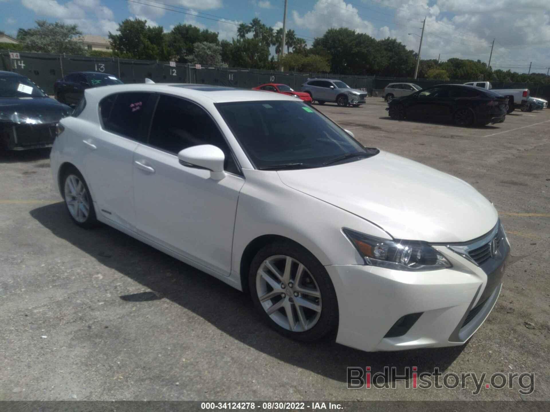 Photo JTHKD5BH4E2189825 - LEXUS CT 200H 2014