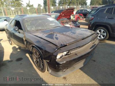 2012 Dodge CHALLENGER SRT8 392, black — VIN 2C3CDYCJ7CH100766, IAAI