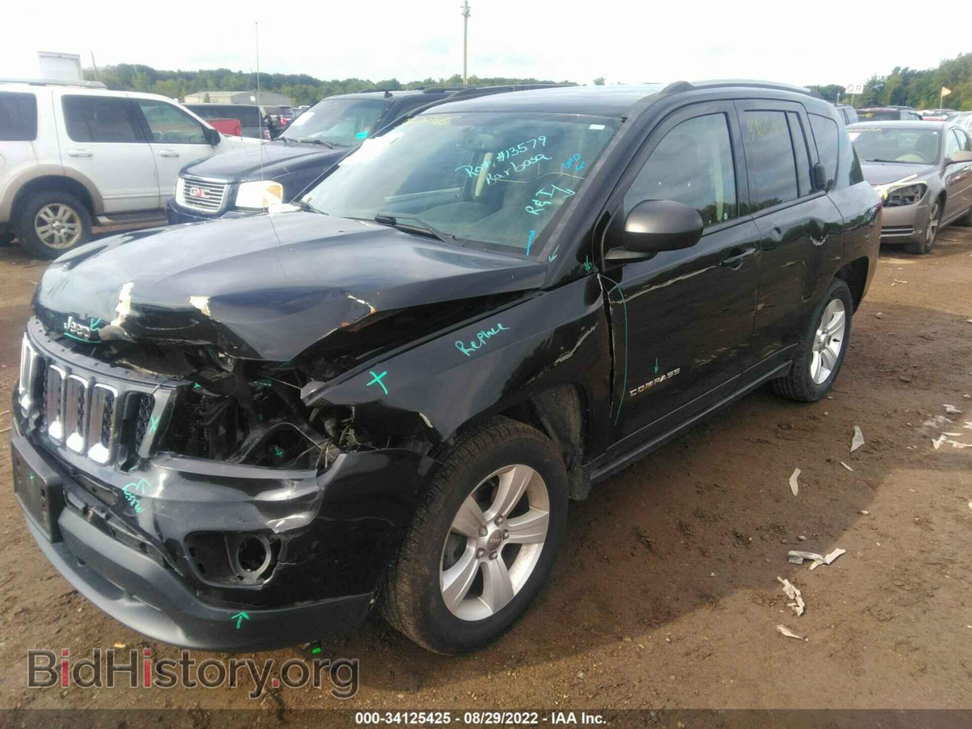 2017 JEEP COMPASS - VIN: 1C4NJDBB2HD104891 - Фото 2