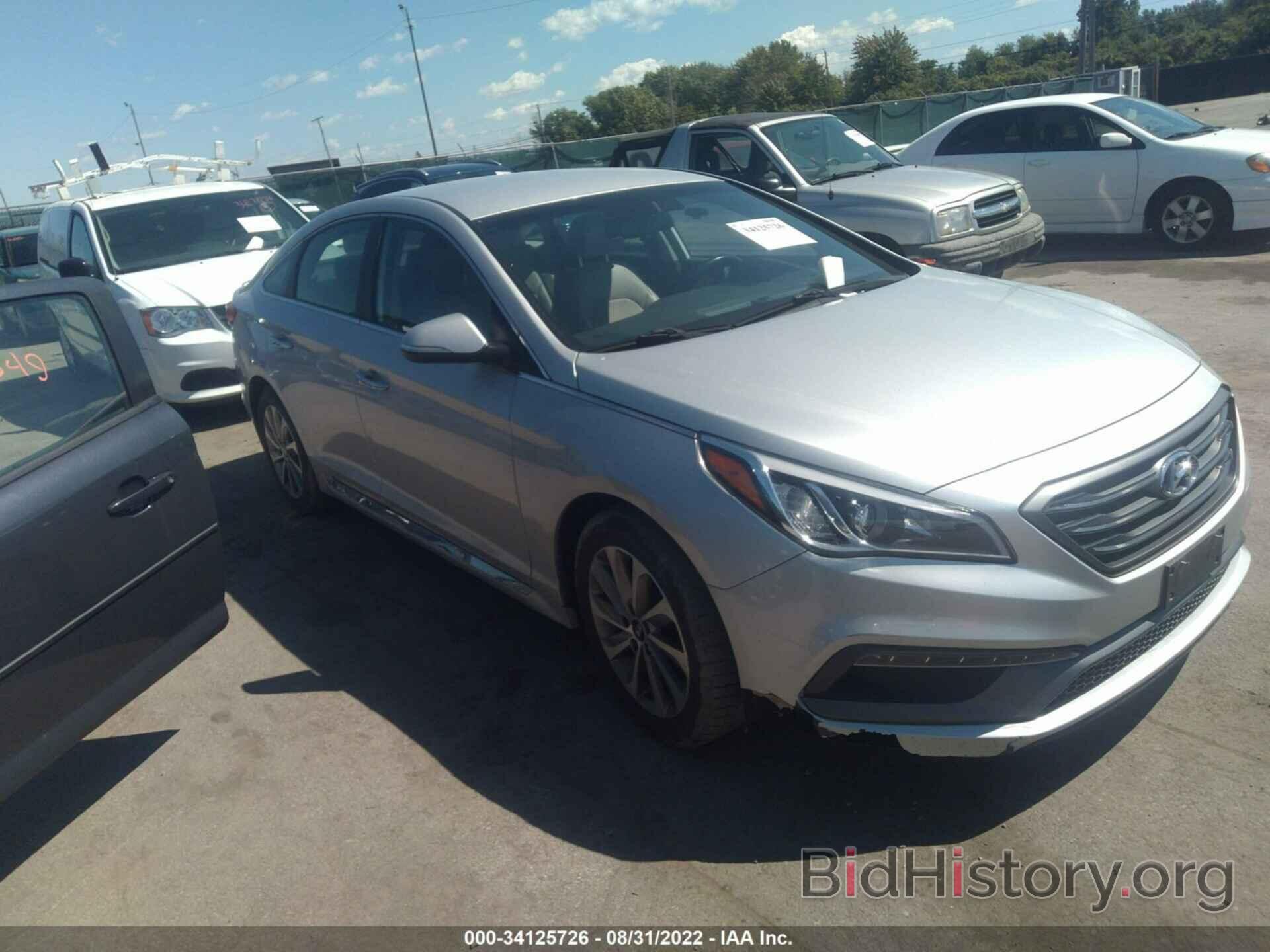 Photo 5NPE34AF0FH042607 - HYUNDAI SONATA 2015