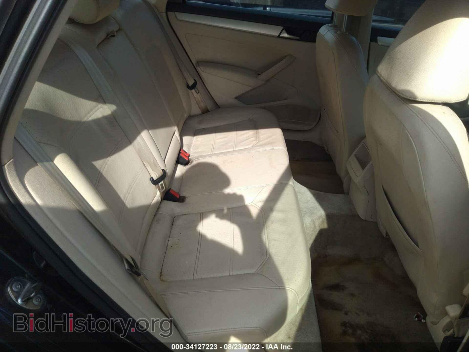 2012 VOLKSWAGEN PASSAT - VIN: 1VWBP7A39CC004375 - Фото 8