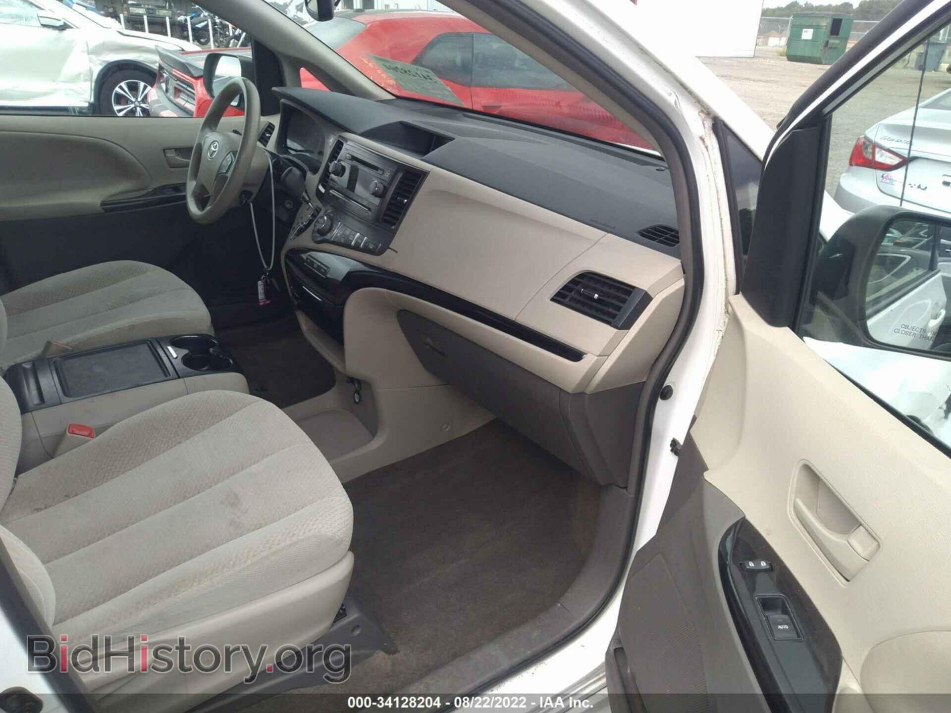 2013 TOYOTA SIENNA - VIN: 5TDKK3DC8DS314149 - Фото 5