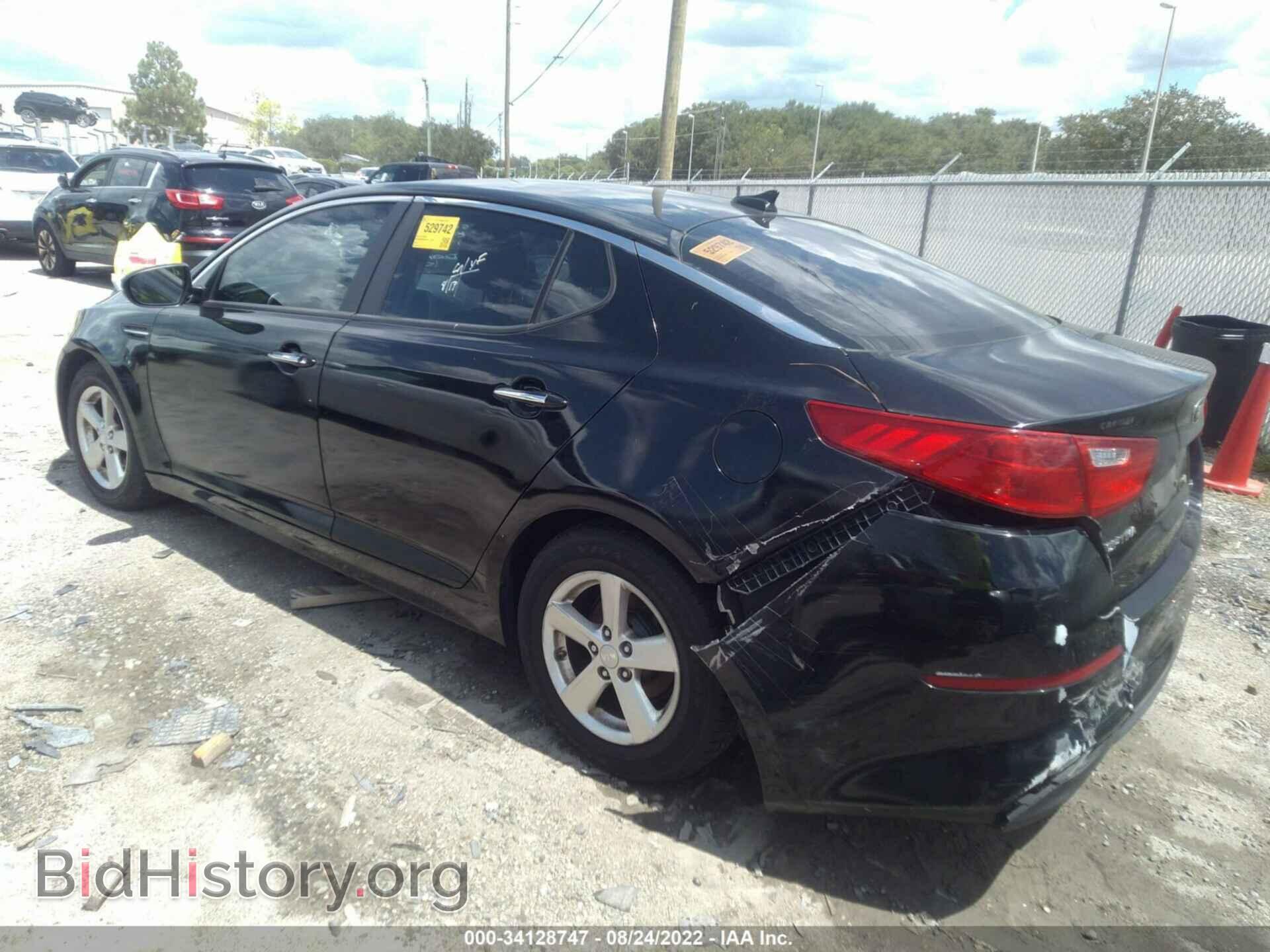 2015 KIA OPTIMA - VIN: KNAGM4A76F5658565 - Photo 3