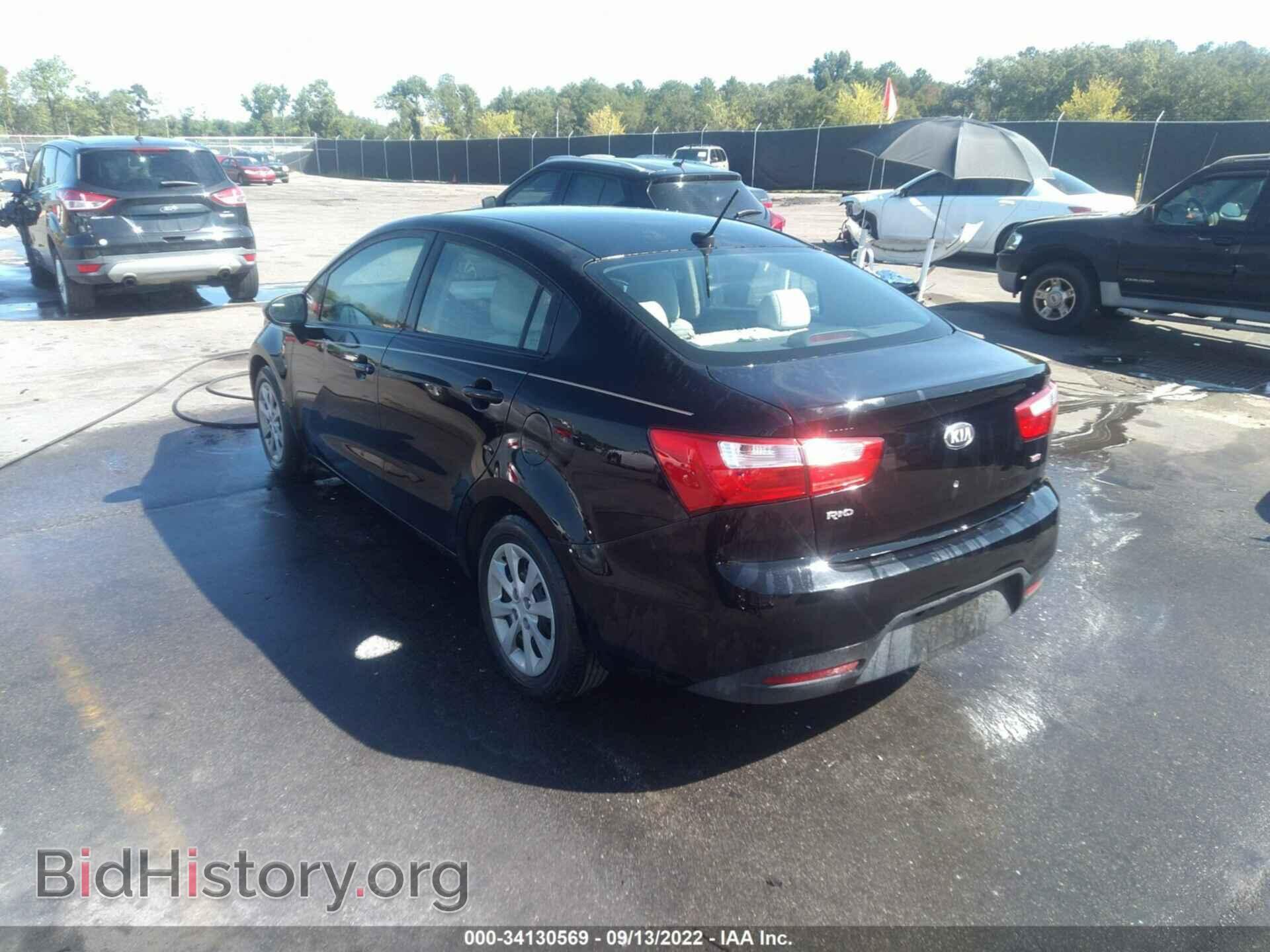 2013 KIA RIO - VIN: KNADM4A39D6252559 - Фото 3