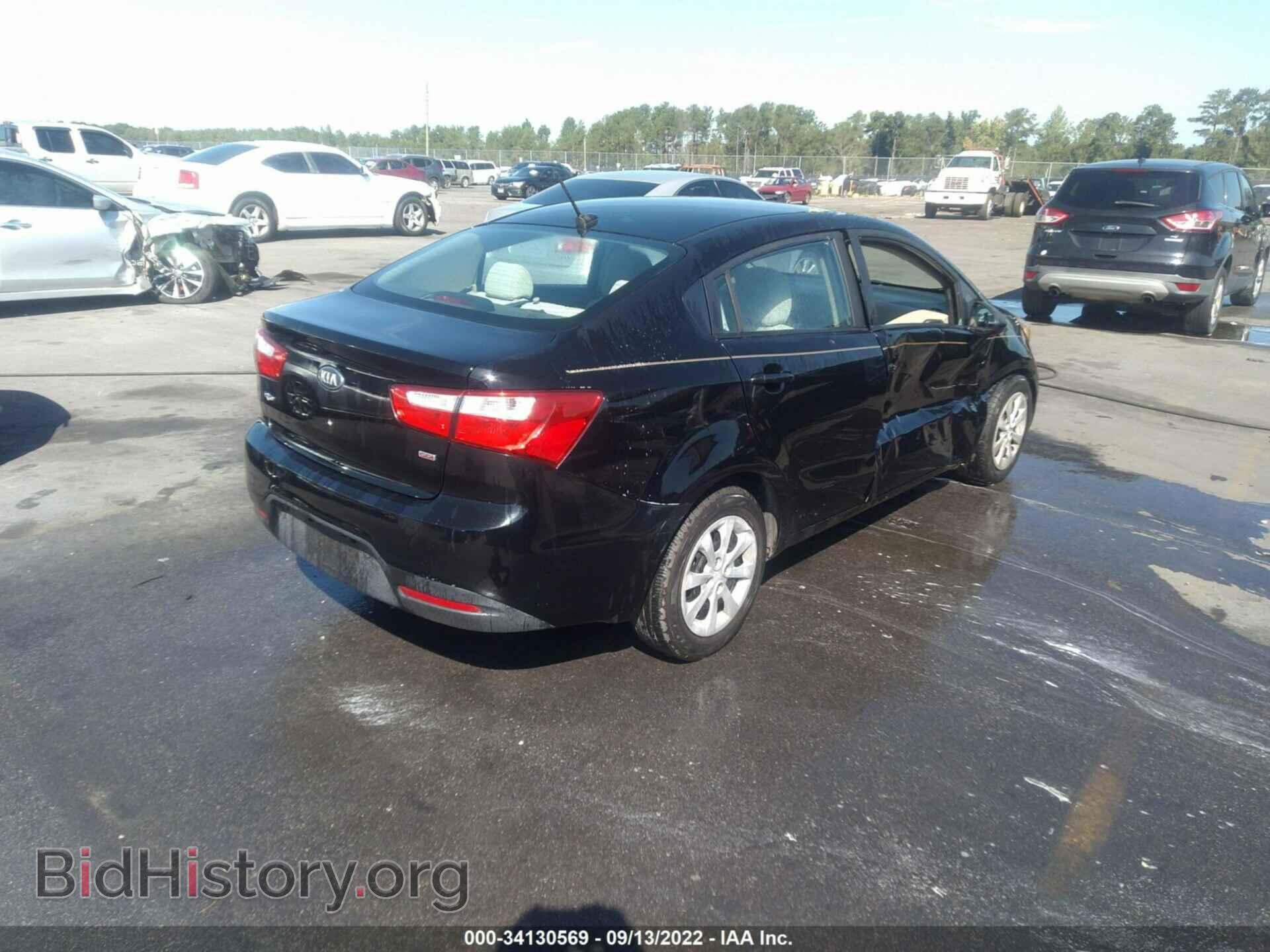 2013 KIA RIO - VIN: KNADM4A39D6252559 - Фото 4