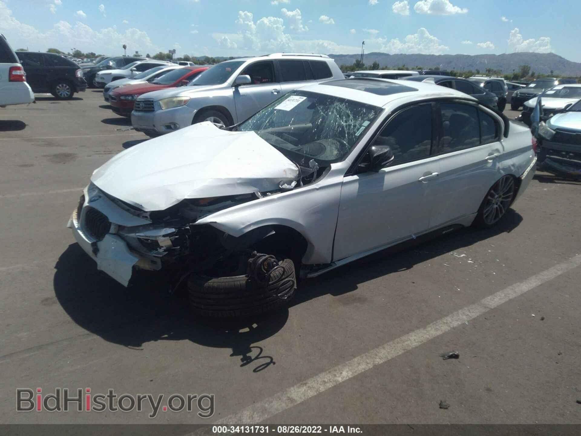 2014 BMW 3 SERIES - VIN: WBA3A9C55EKW74059 - Фото 2