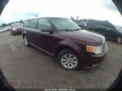 2011 Ford FLEX SE, темно-бордовый — VIN 2FMGK5BC5BBD23910, IAAI
