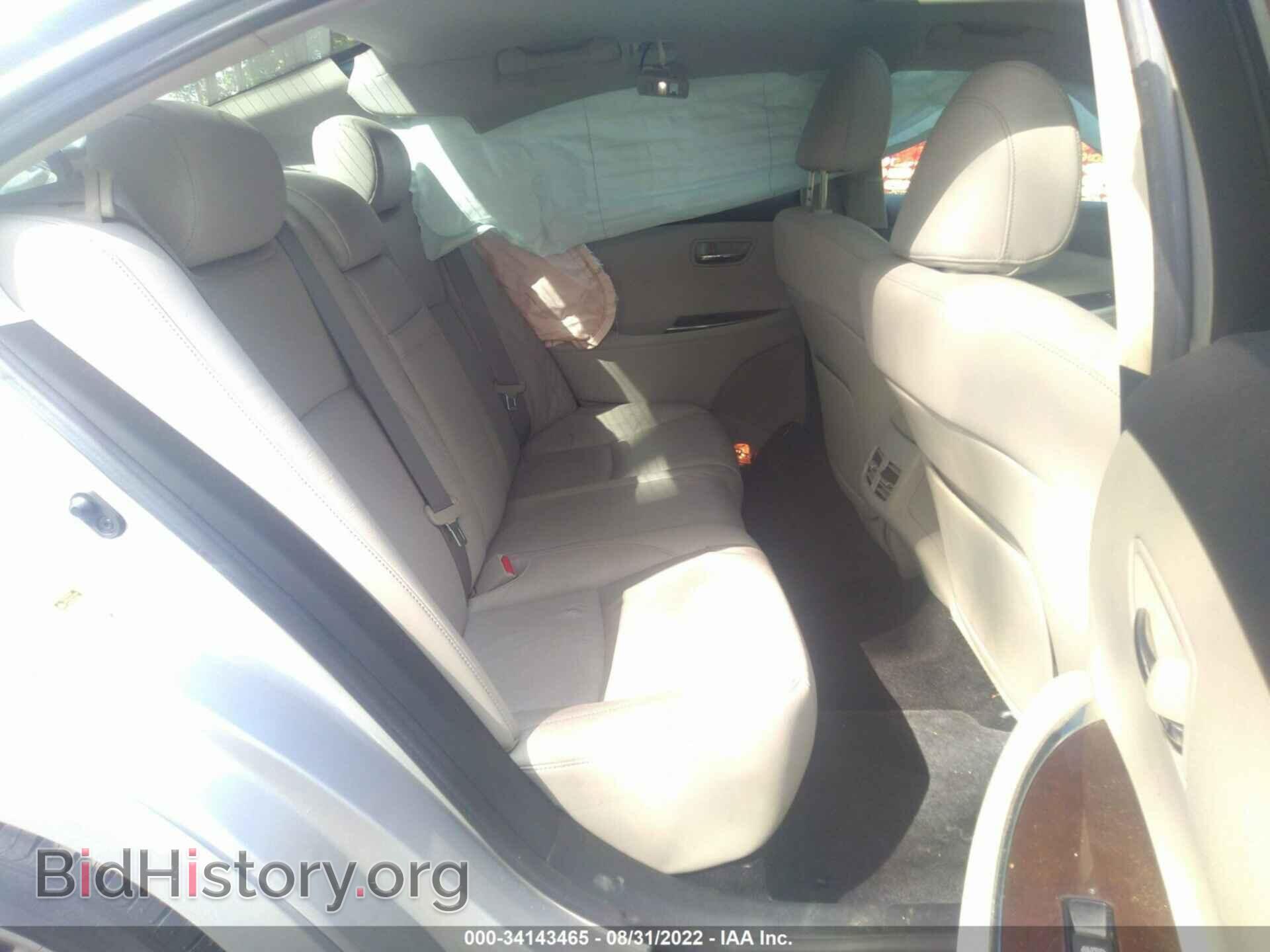 2010 LEXUS ES 350 - VIN: JTHBK1EG8A2363486 - Фото 8