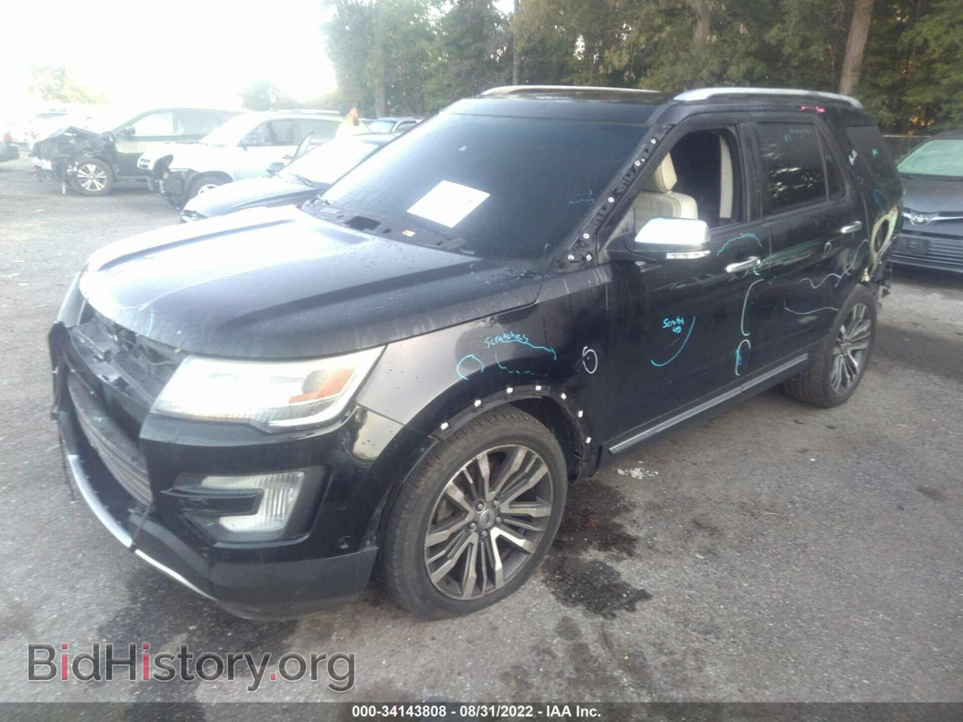 2016 FORD EXPLORER - VIN: 1FM5K8HT2GGD25436 - Фото 2