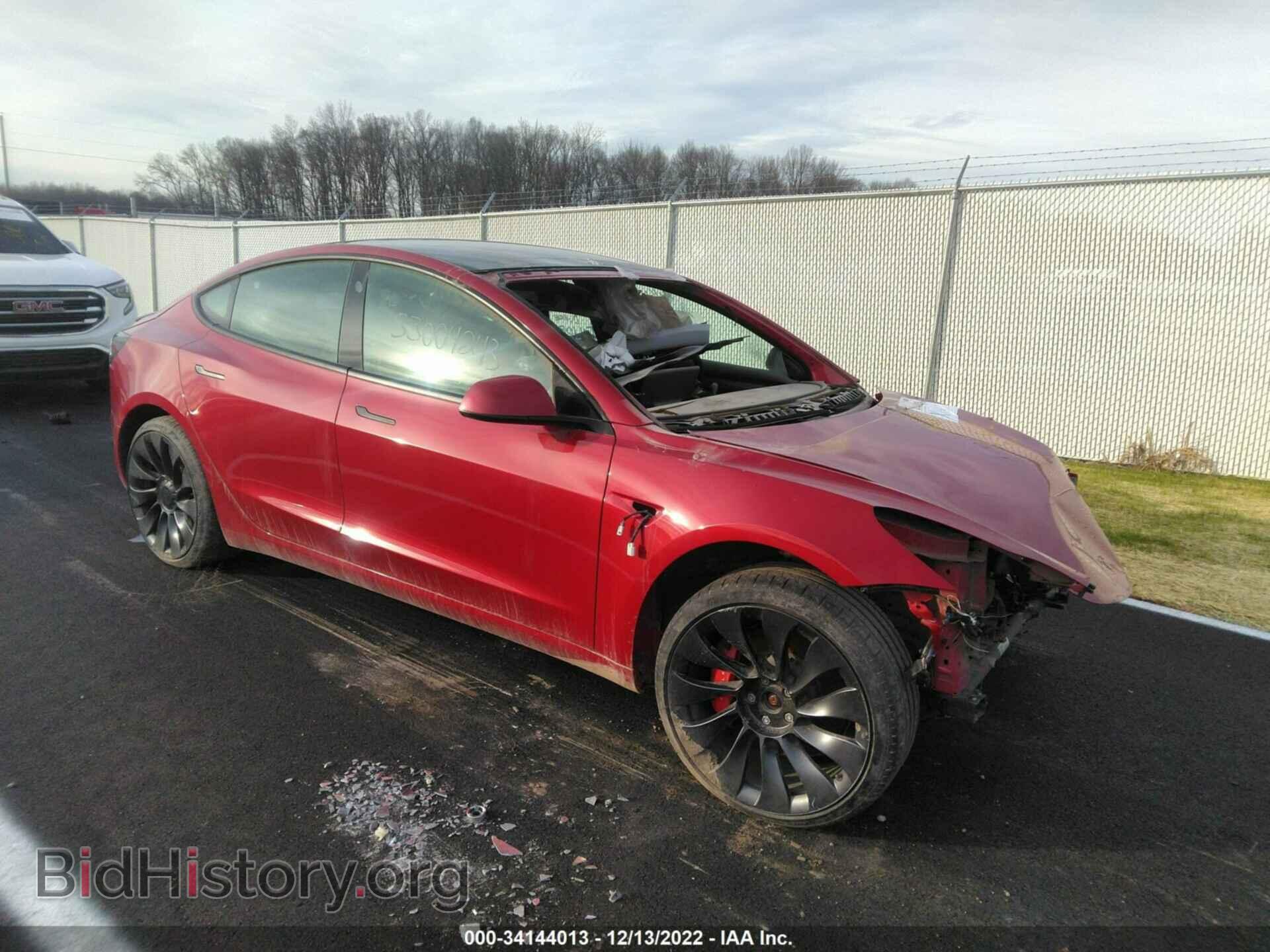 Photo 5YJ3E1EC2MF050834 - TESLA MODEL 3 2021
