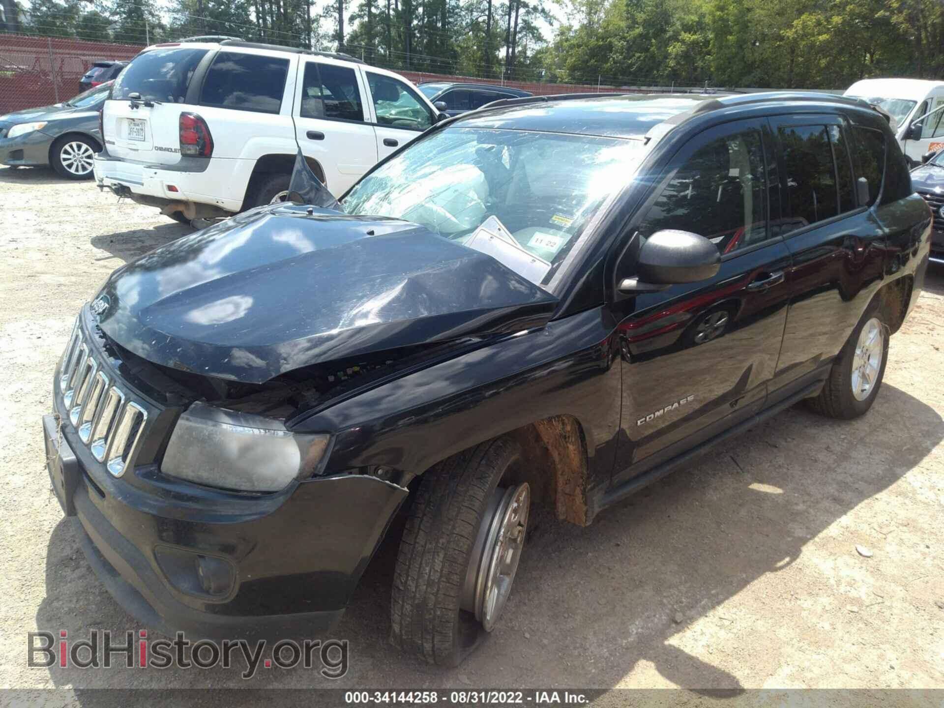 2014 JEEP COMPASS - VIN: 1C4NJCBA6ED742834 - Фото 2