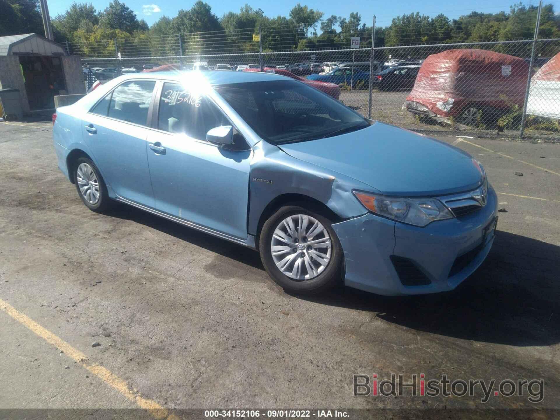 Photo 4T1BD1FK6CUO57954 - TOYOTA CAMRY 2012