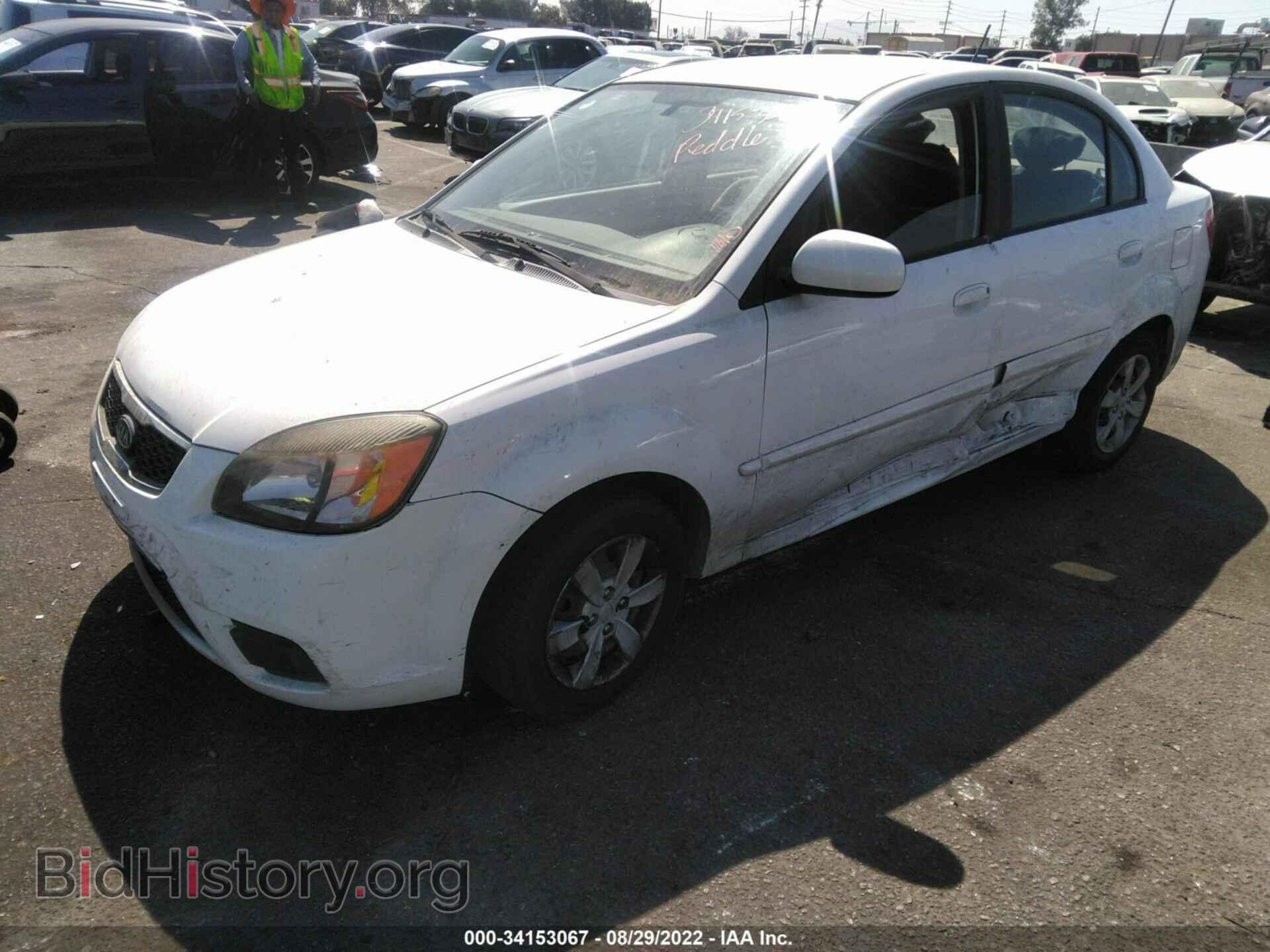 2011 KIA RIO - VIN: KNADH4A34B6910662 - Фото 2