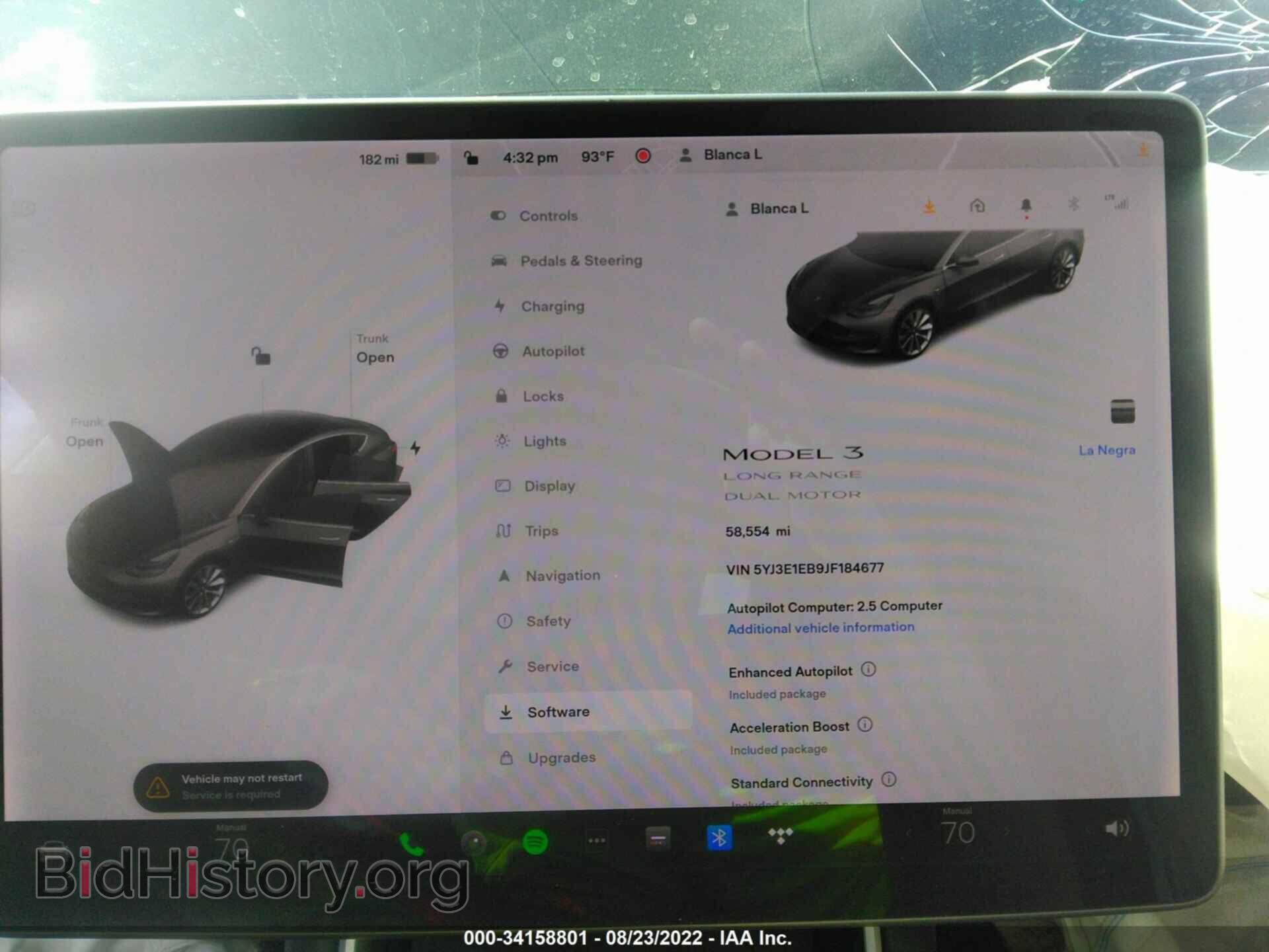 2018 TESLA MODEL 3 - VIN: 5YJ3E1EB9JF184677 - Photo 9