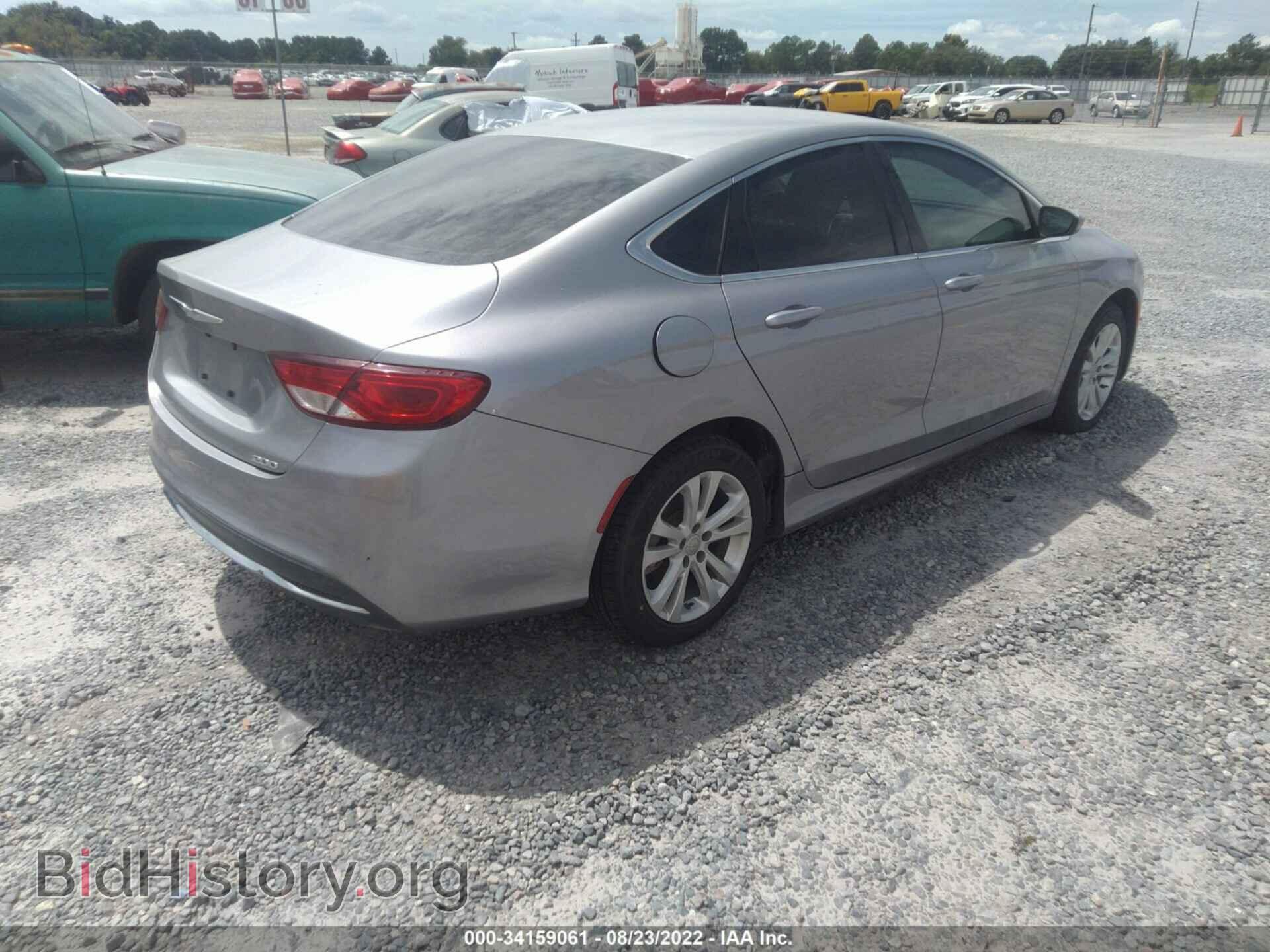 2015 CHRYSLER 200 - VIN: 1C3CCCAB6FN656175 - Фото 4