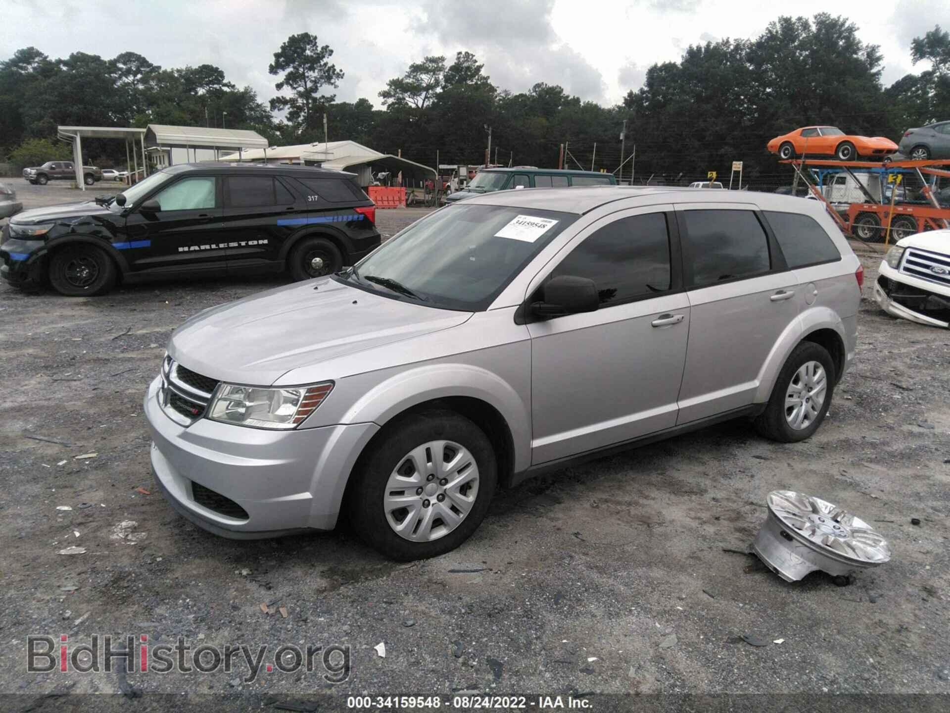 2013 DODGE JOURNEY - VIN: 3C4PDCAB1DT728309 - Фото 2