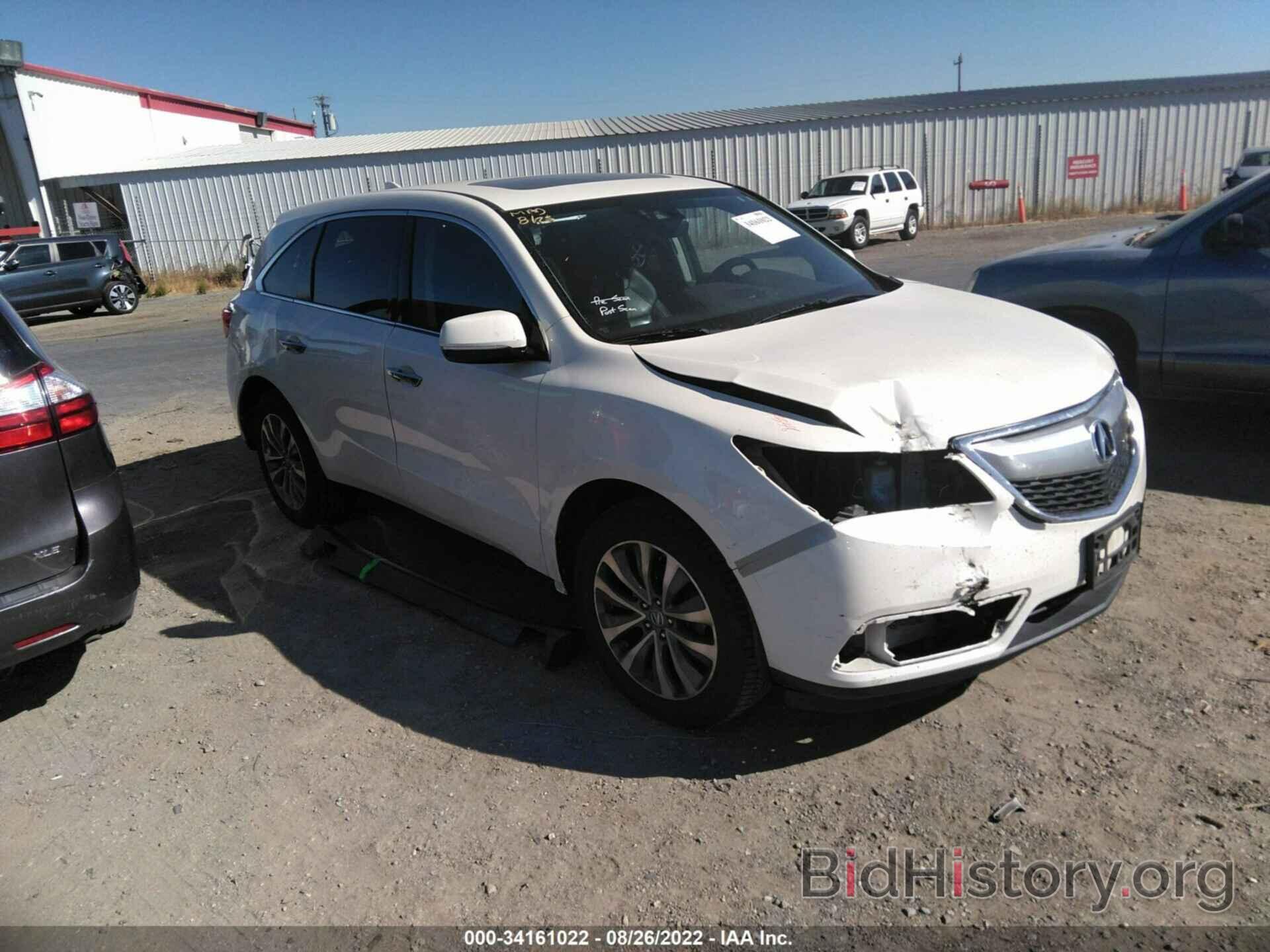 Photo 5FRYD3H40GB010781 - ACURA MDX 2016