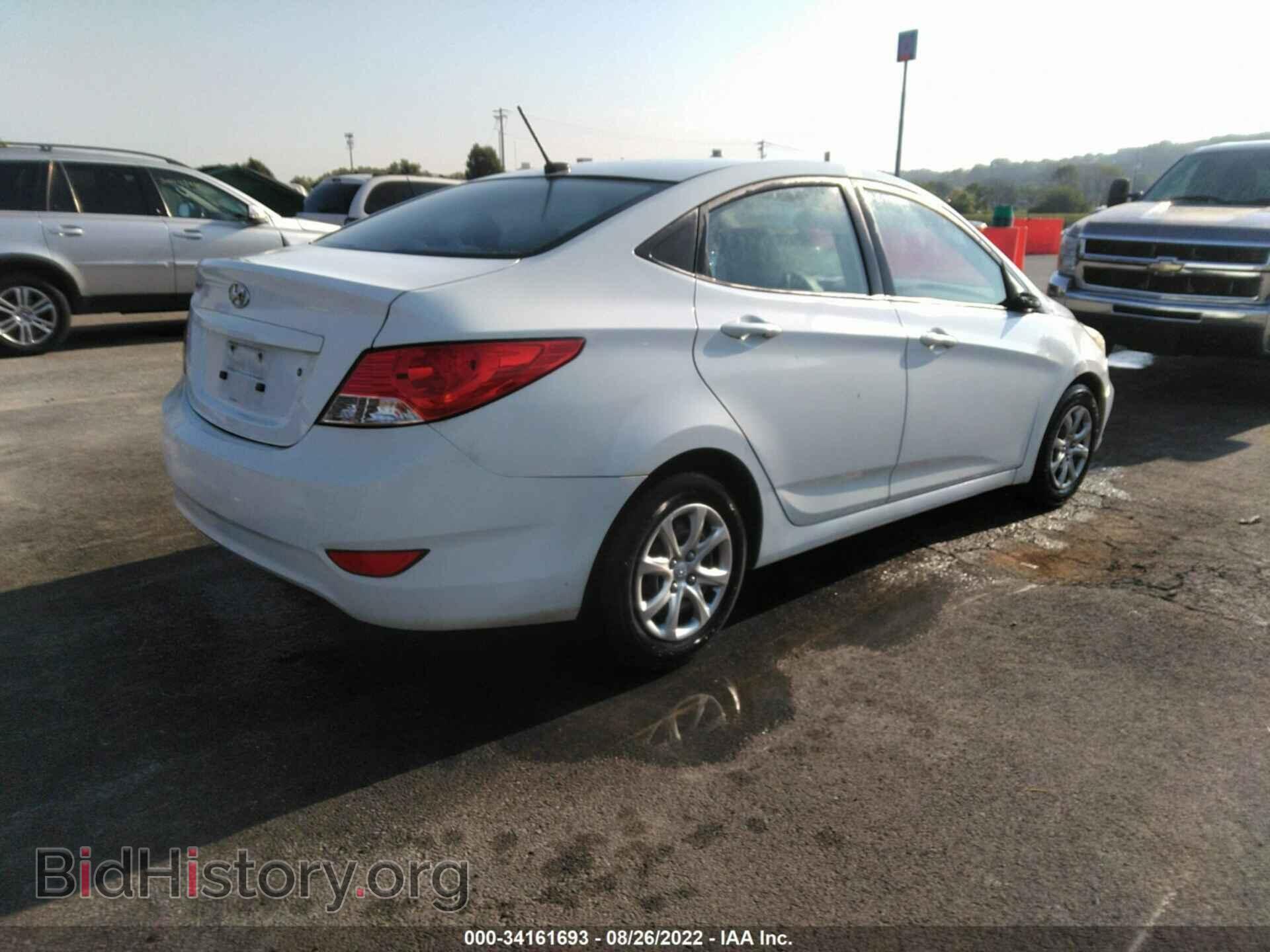 2013 HYUNDAI ACCENT - VIN: KMHCT4AE4DU452906 - Фото 4