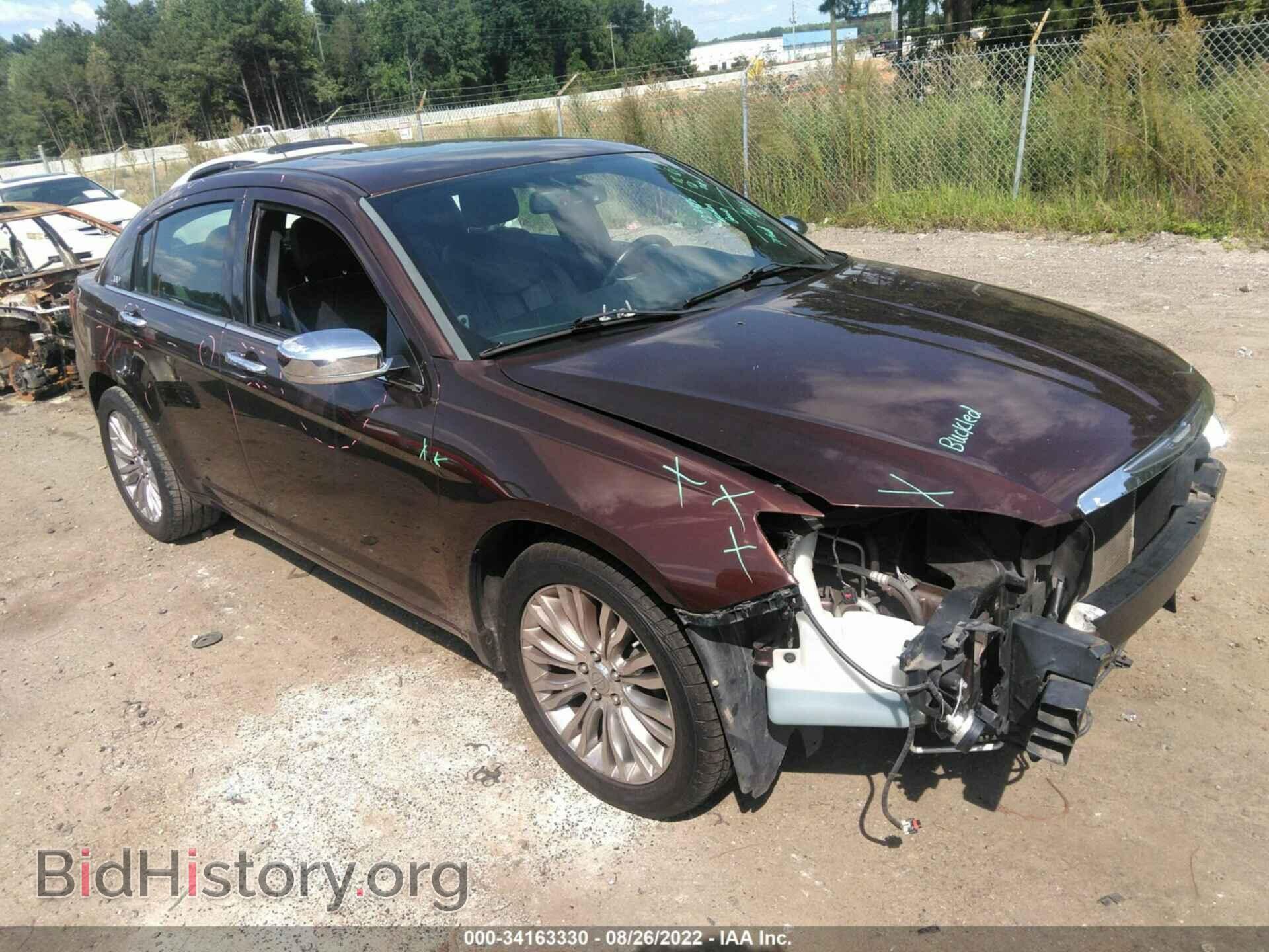 Фотография 1C3CCBCB0CN250251 - CHRYSLER 200 2012