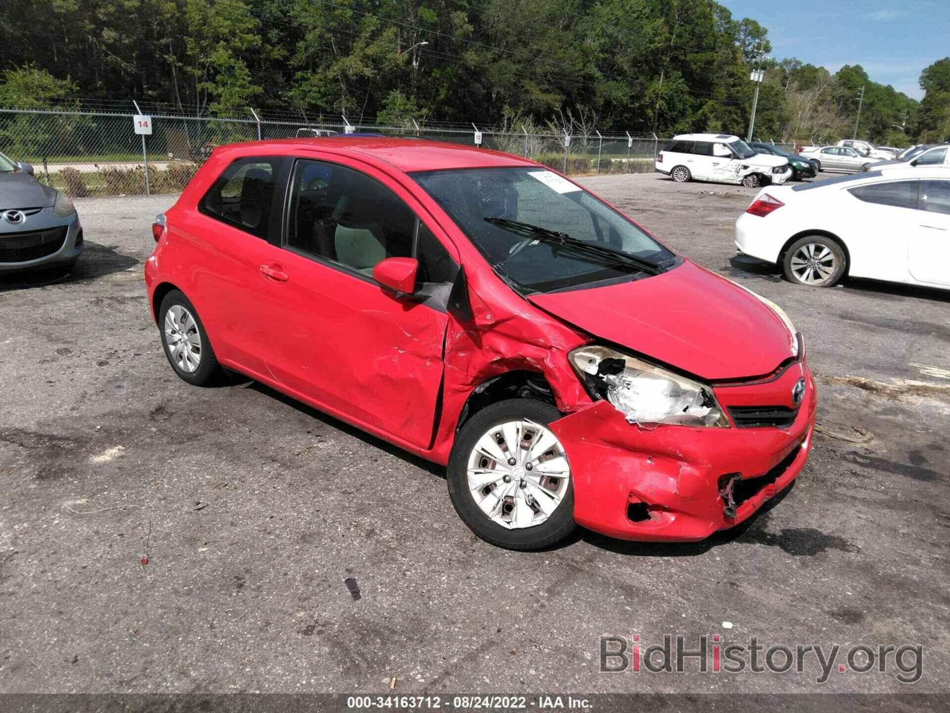 Photo JTDJTUD31CD501578 - TOYOTA YARIS 2012