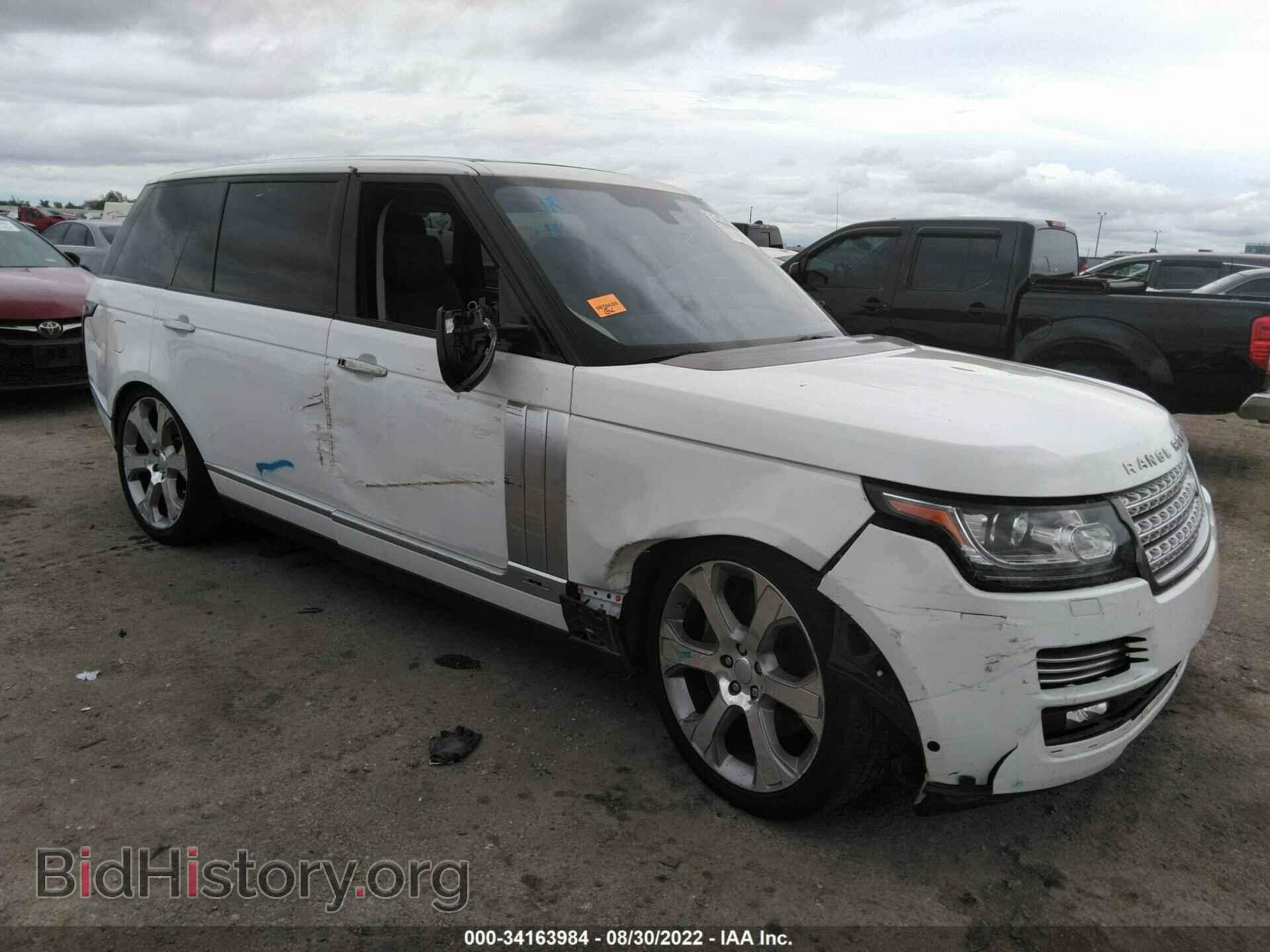 Фотография SALGV3EF5GA298458 - LAND ROVER RANGE ROVER 2016