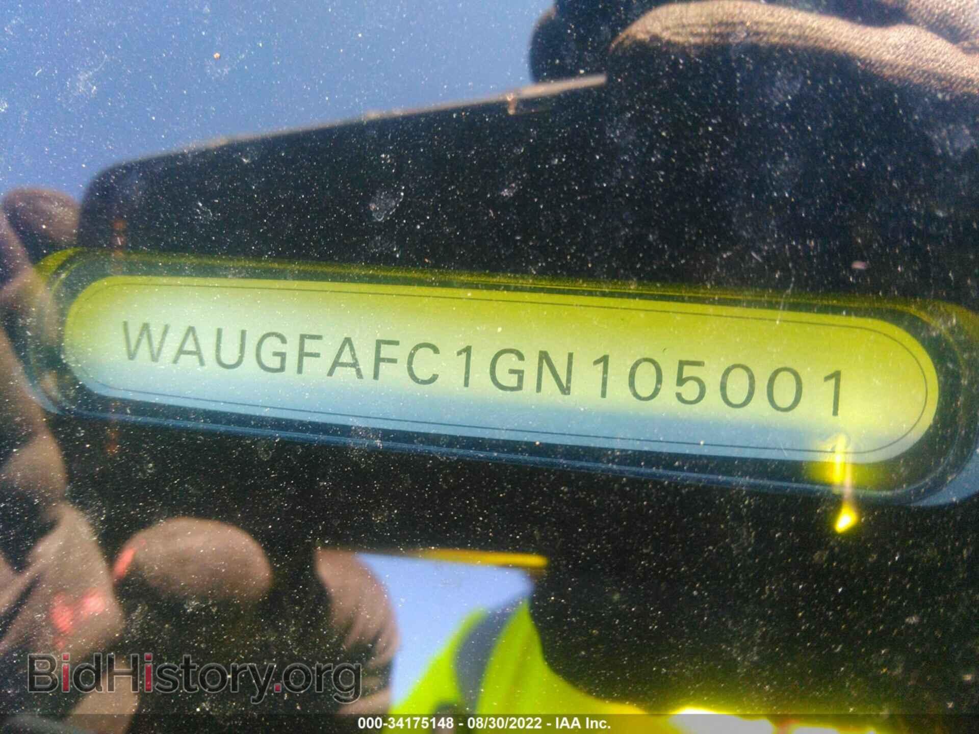 2016 AUDI A6 - VIN: WAUGFAFC1GN105001 - Photo 9