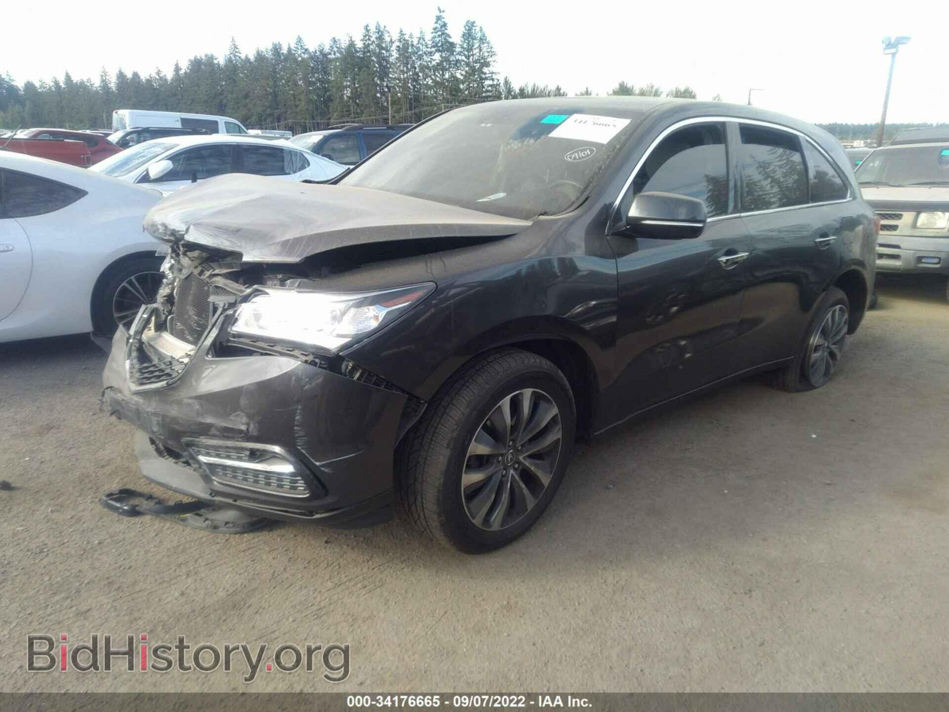 2014 ACURA MDX - VIN: 5FRYD4H43EB037752 - Photo 2