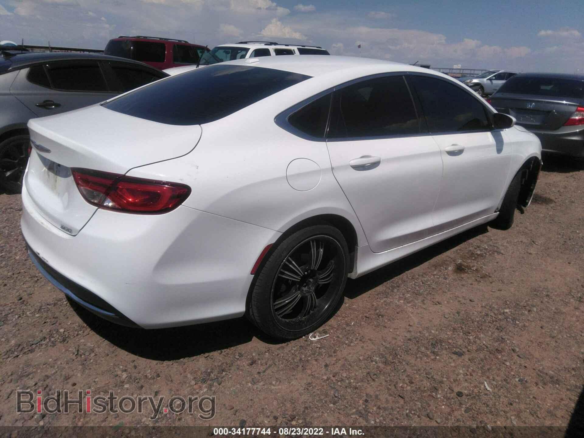 2015 CHRYSLER 200 - VIN: 1C3CCCAB2FN611296 - Фото 4