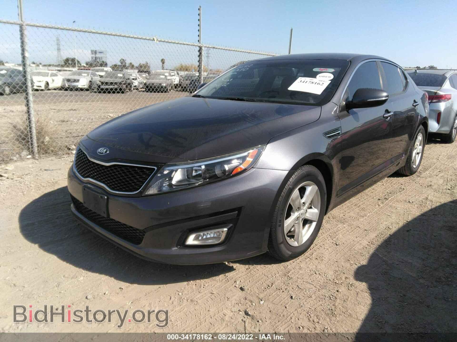 2015 KIA OPTIMA - VIN: KNAGM4A73F5642646 - Фото 2