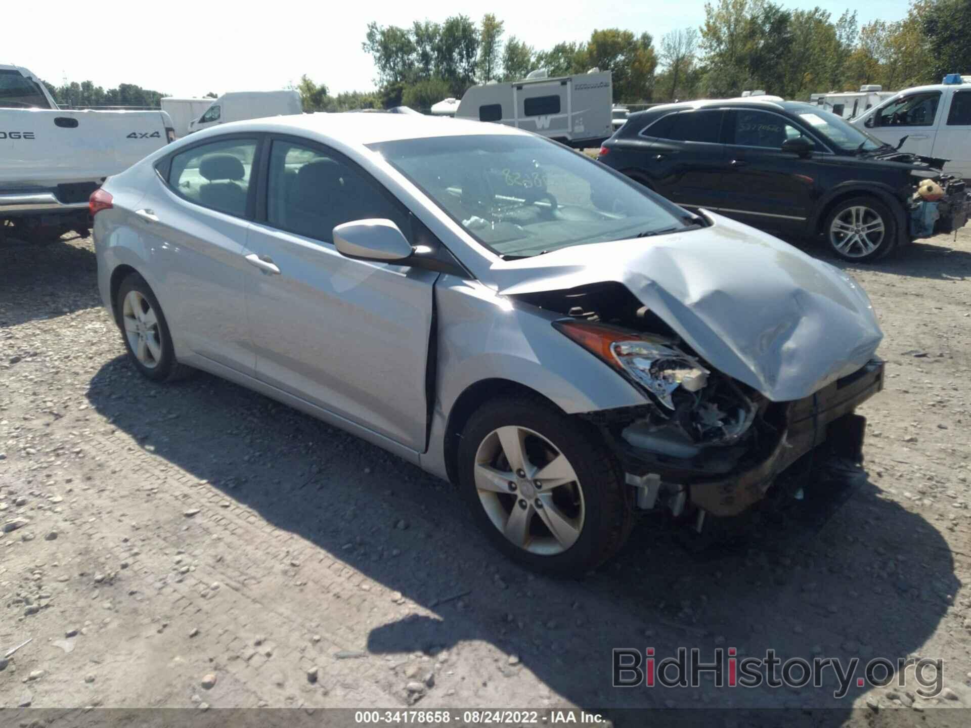 Photo 5NPDH4AE3CH100743 - HYUNDAI ELANTRA 2012