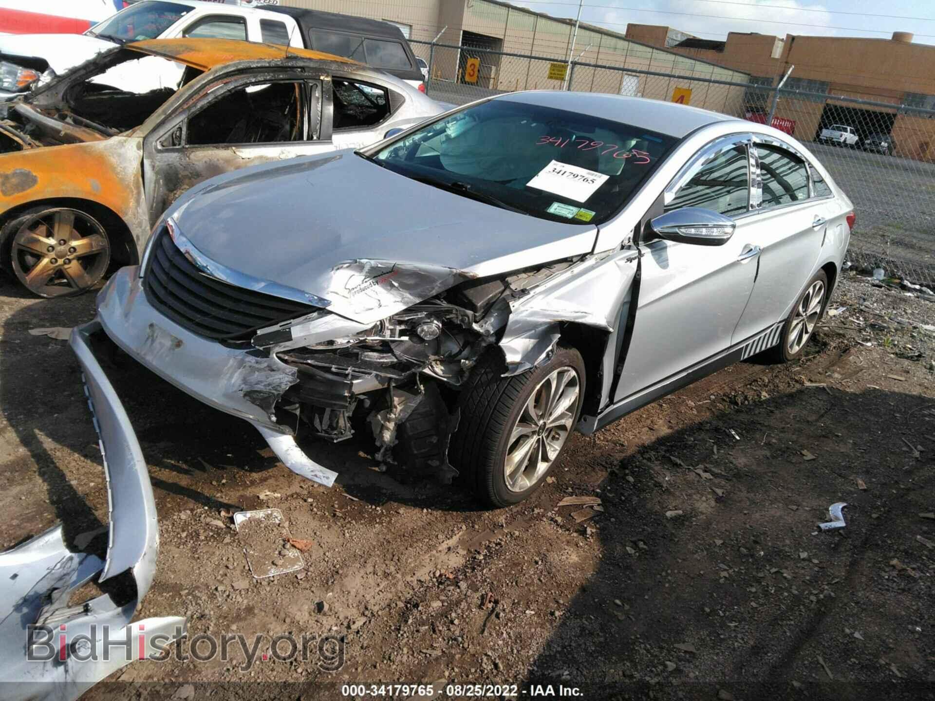 2014 HYUNDAI SONATA - VIN: 5NPEC4AB2EH924728 - Фото 2