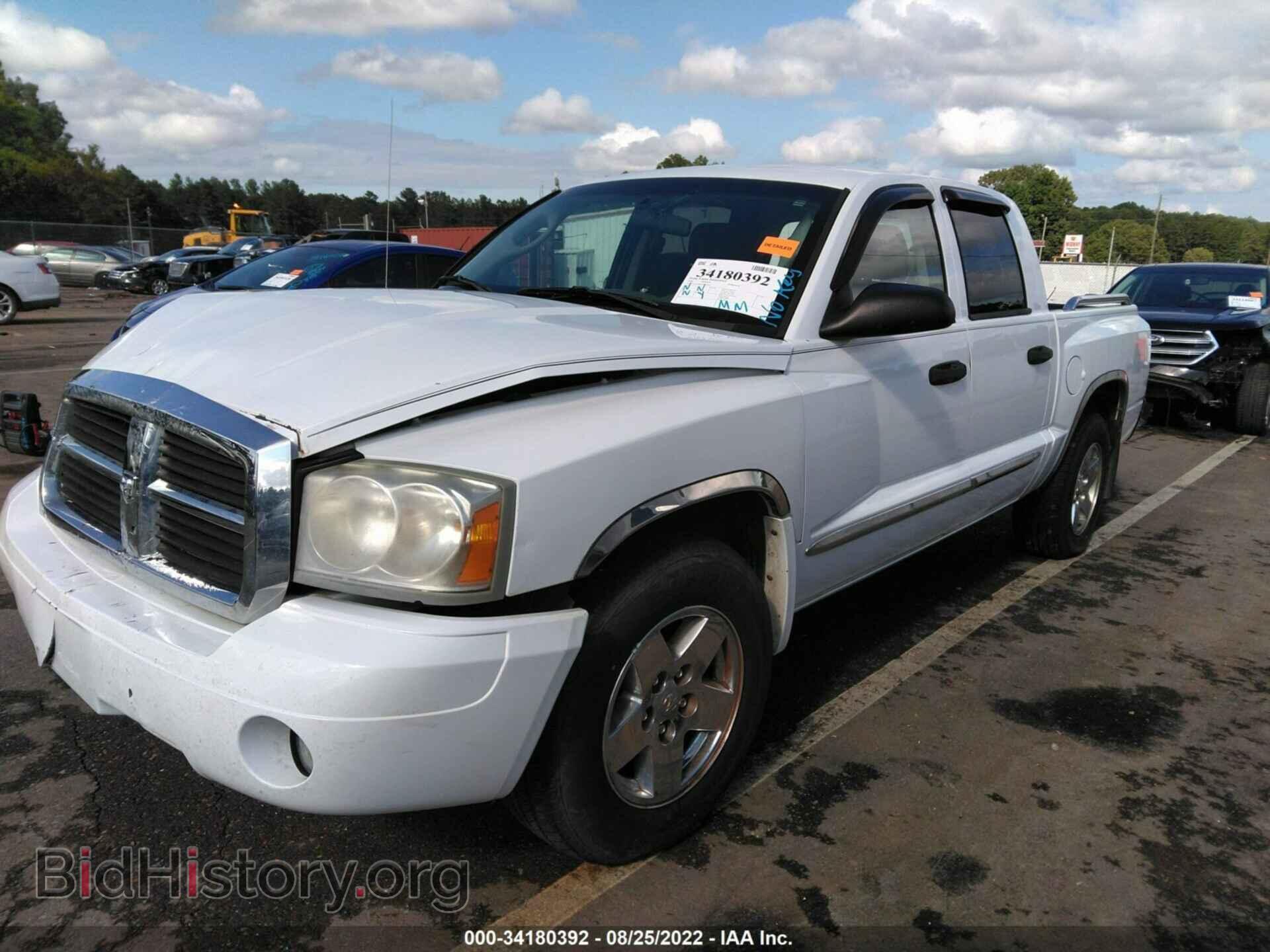 2006 DODGE DAKOTA - VIN: 1D7HE48K96S708929 - Фото 2