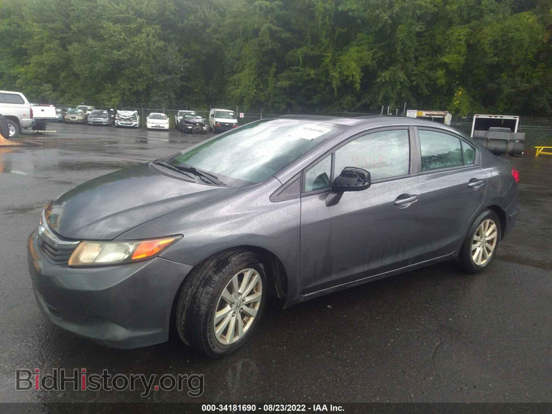 2012 HONDA CIVIC SDN - VIN: 19XFB2F90CE321957 - Фото 2