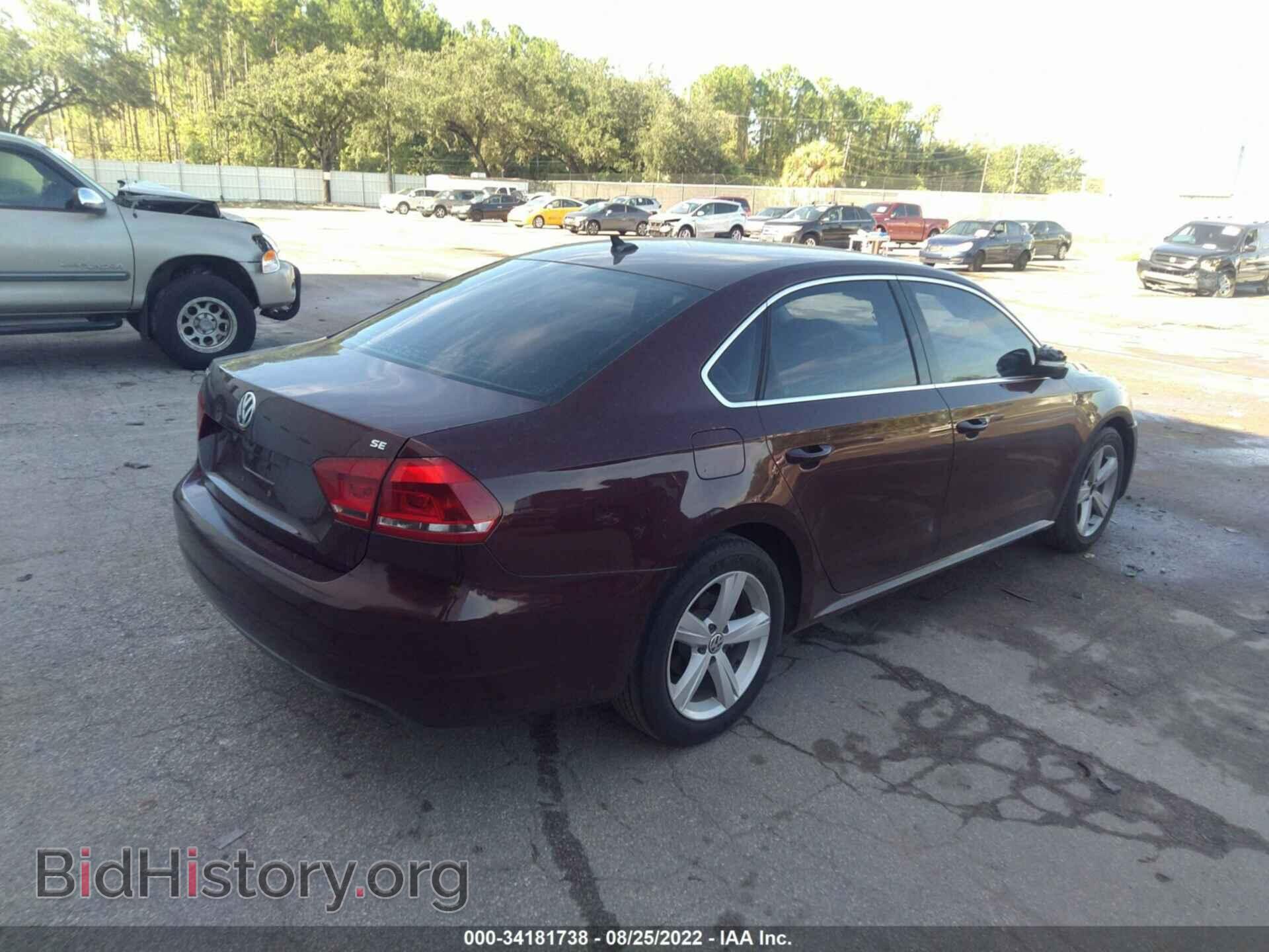 2013 VOLKSWAGEN PASSAT - VIN: 1VWBP7A35DC038511 - Фото 4