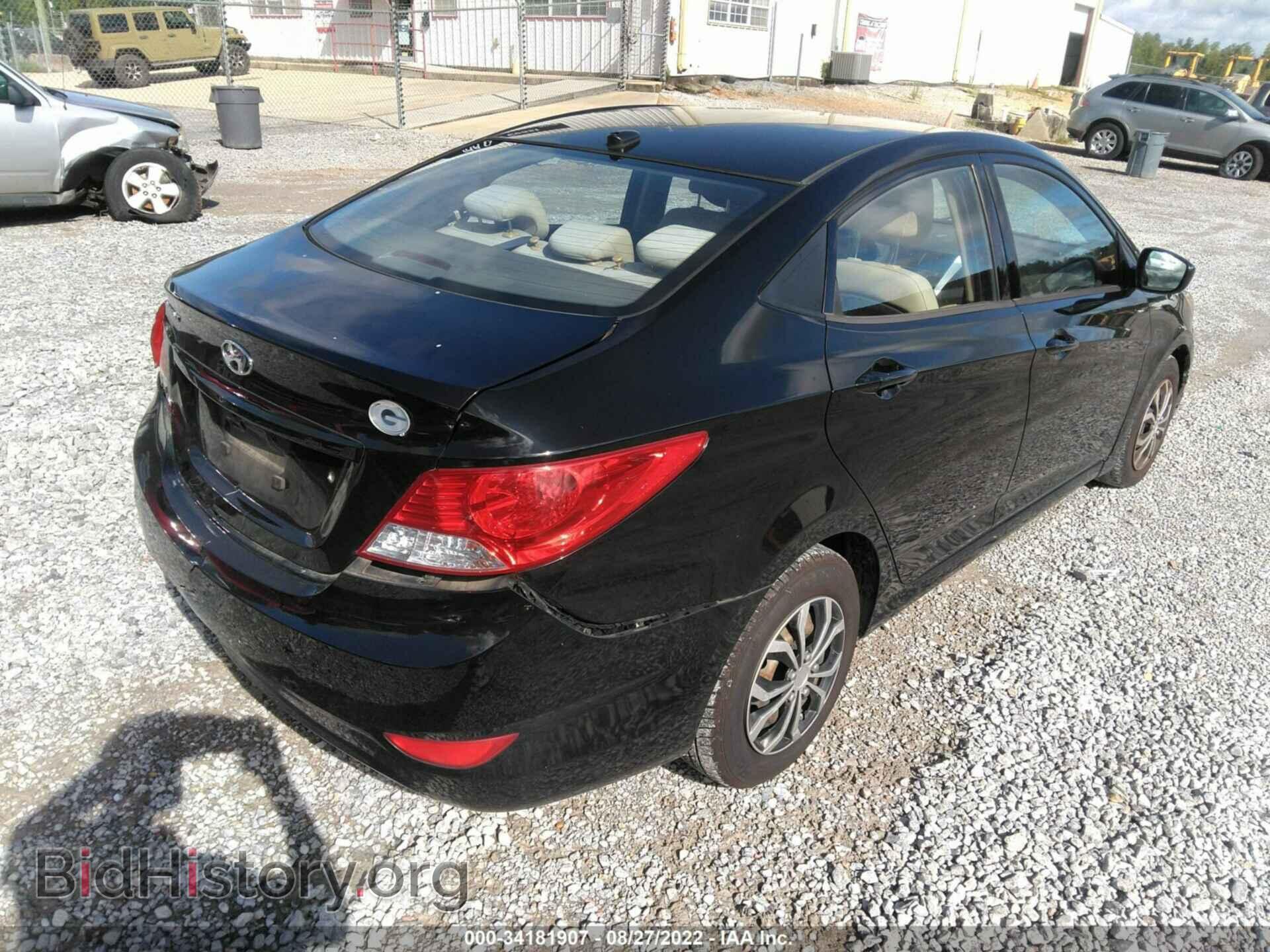 2013 HYUNDAI ACCENT - VIN: KMHCT4AE0DU340569 - Фото 4