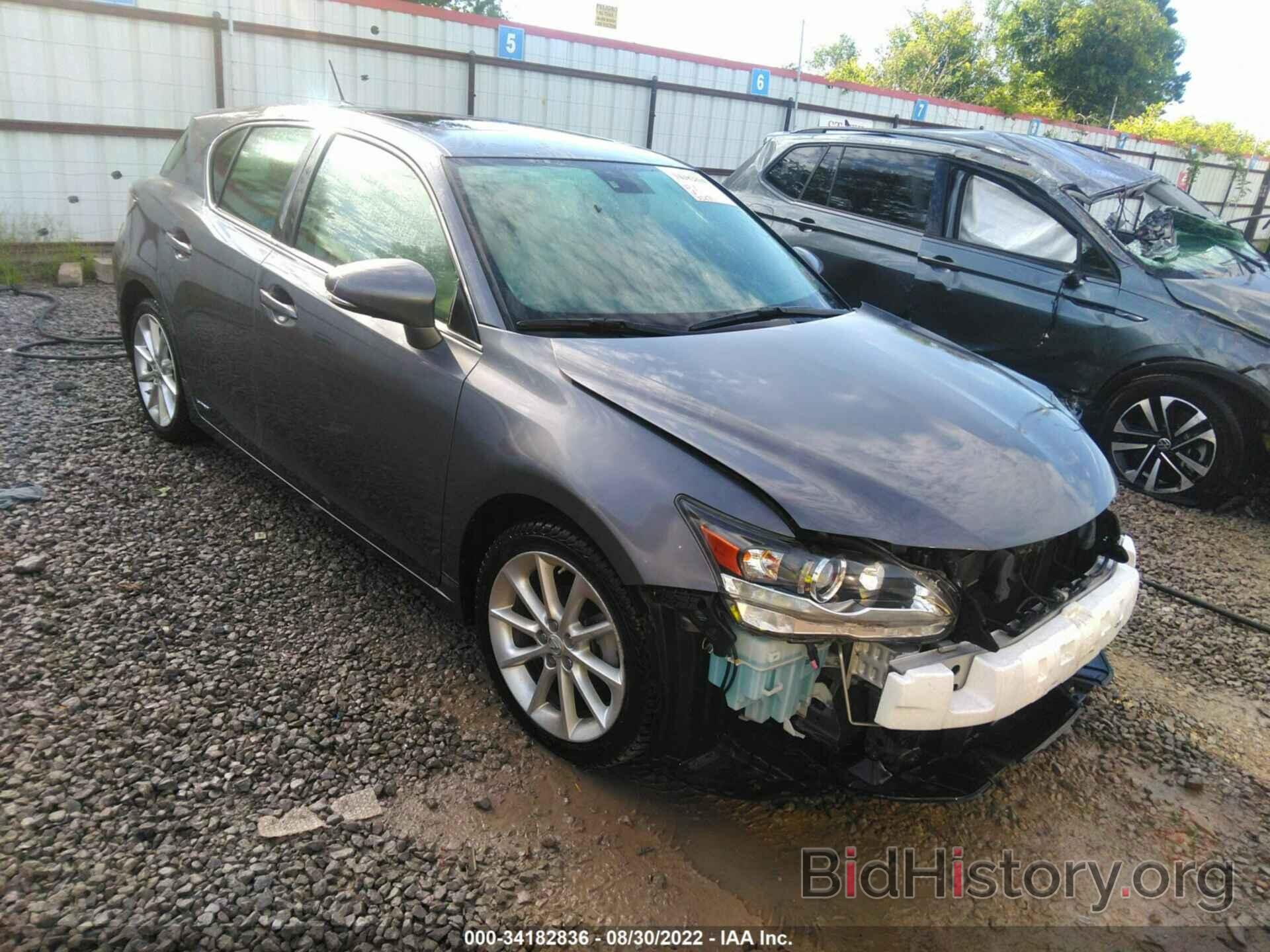 Фотография JTHKD5BH7C2055632 - LEXUS CT 200H 2012